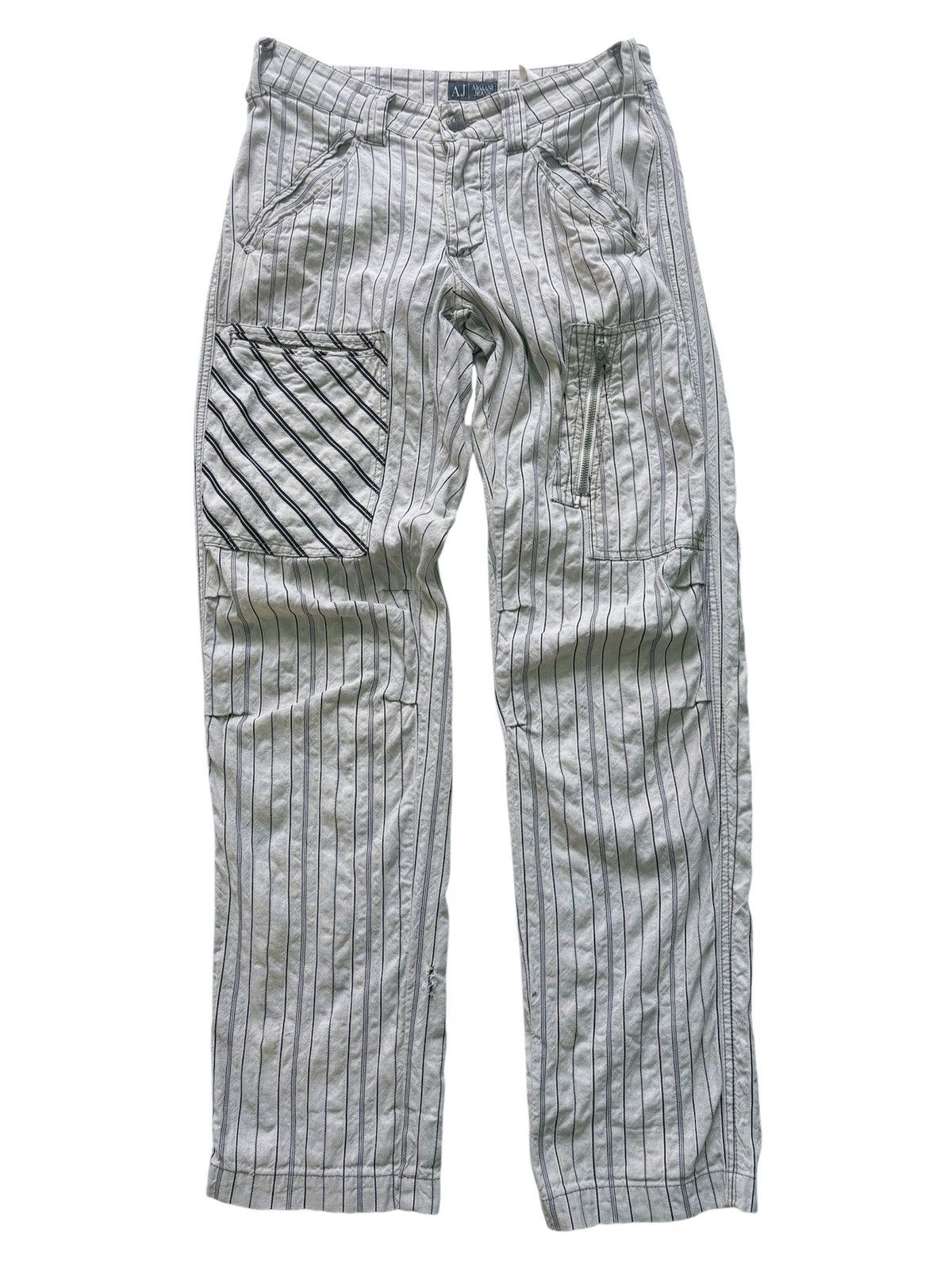 Giorgio Armani Vintage Armani Jeans Linen Trousers Size US 30 / EU 46 - 1 Thumbnail