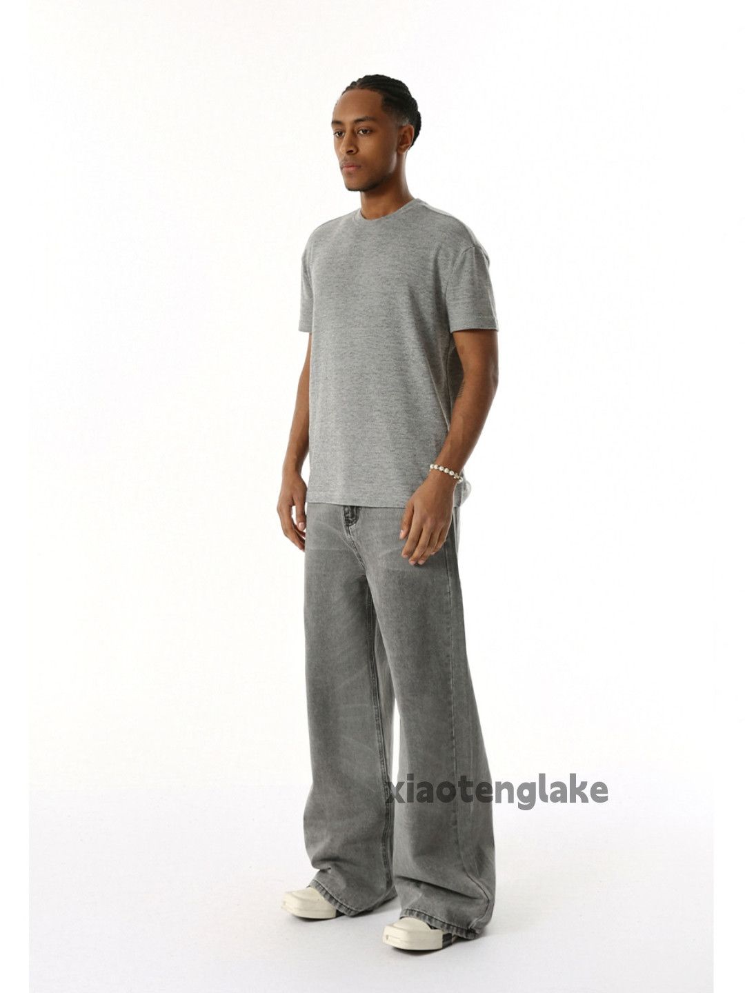 Jean × Vintage Unisex washed faded cleanfit yuppie bootcut flared jeans Size US 32 / EU 48 - 5 Thumbnail