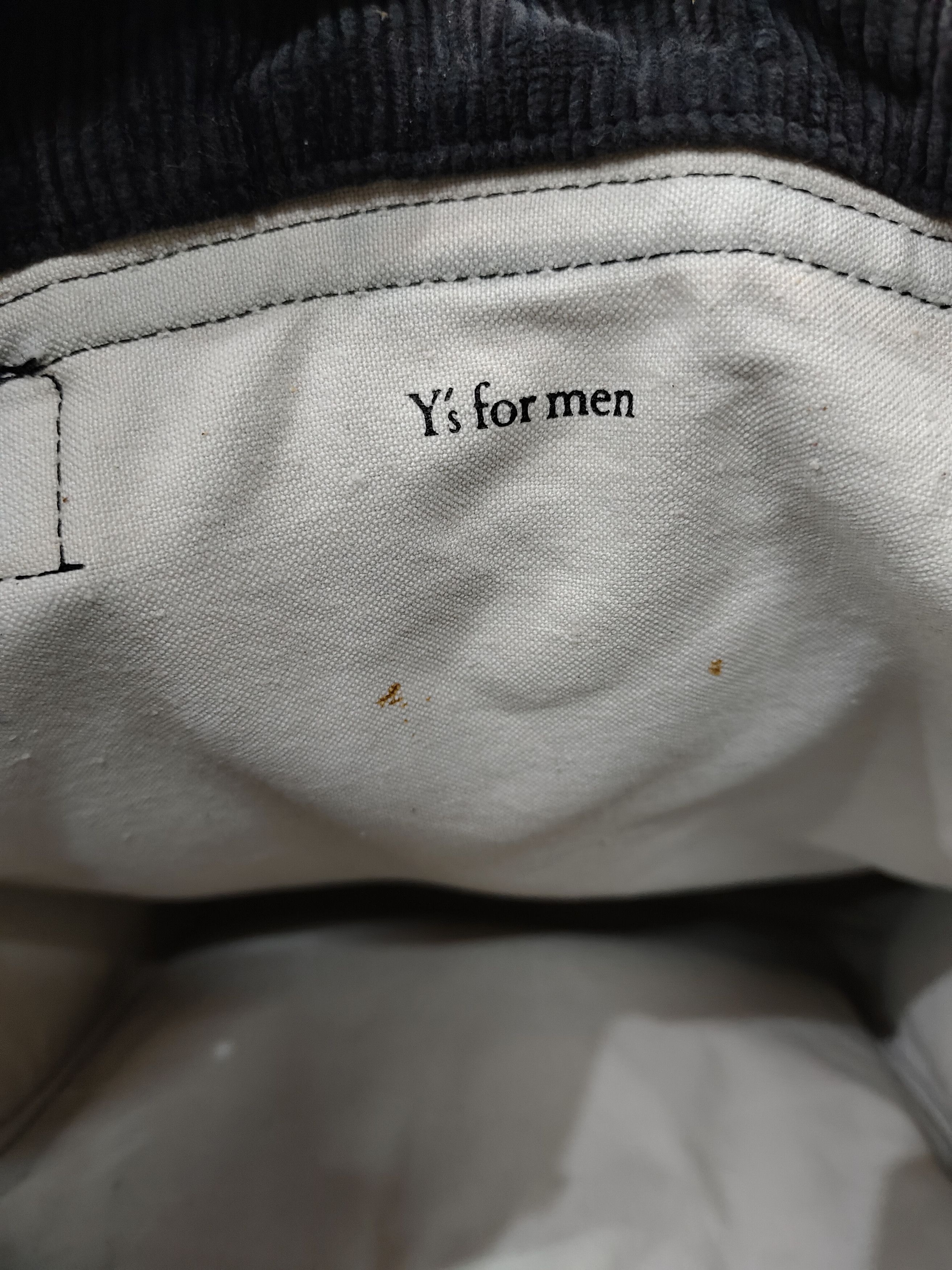 Yohji Yamamoto RARE 🇯🇵 Y's For Men 🇯🇵 Corduroy Multi Pocket Backpack Size ONE SIZE - 14 Thumbnail