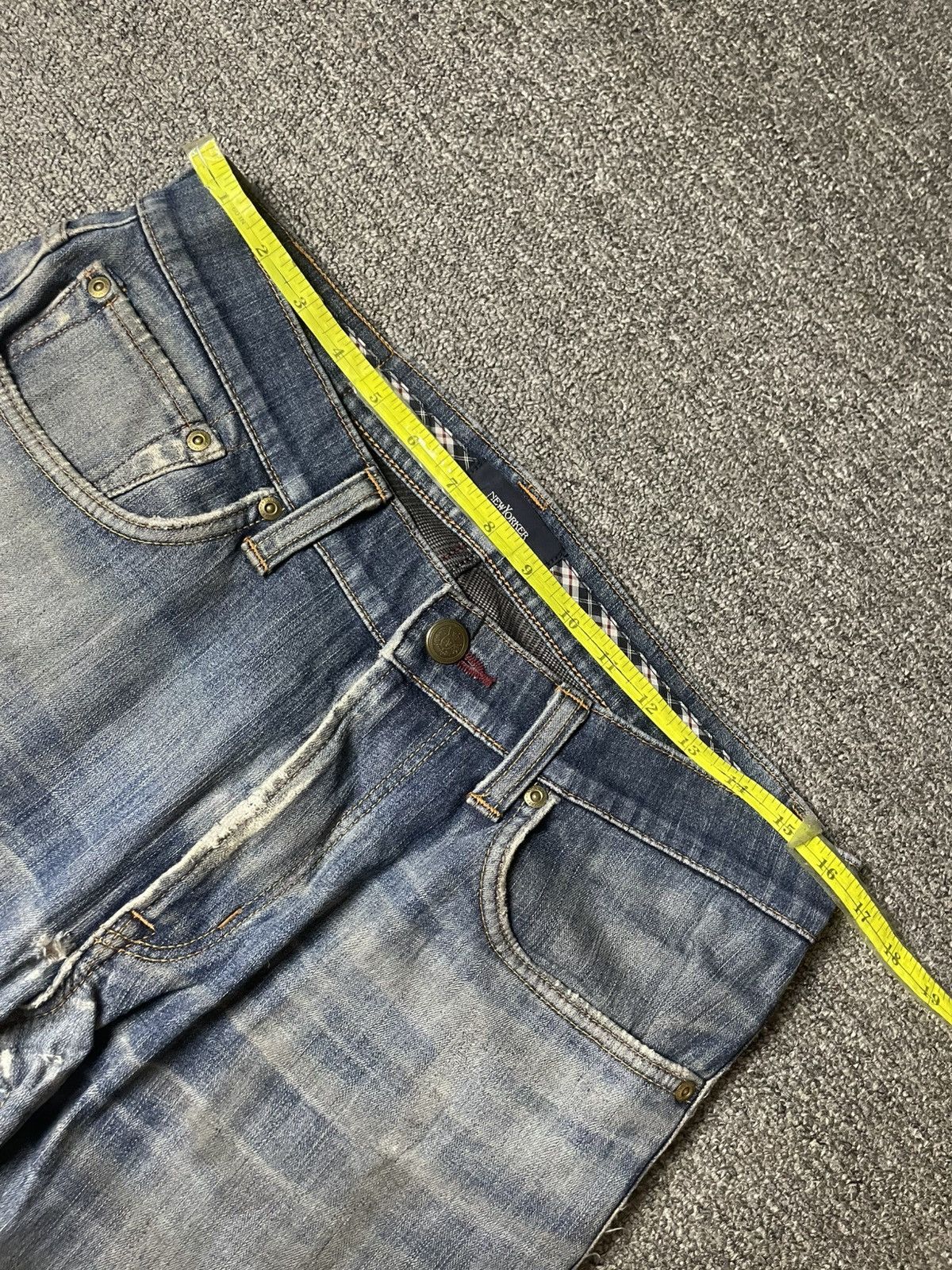 Edwin × Vintage Edwin x New Yorker Distressed Denim Slim Fit Jeans (111) Size US 33 - 5 Thumbnail