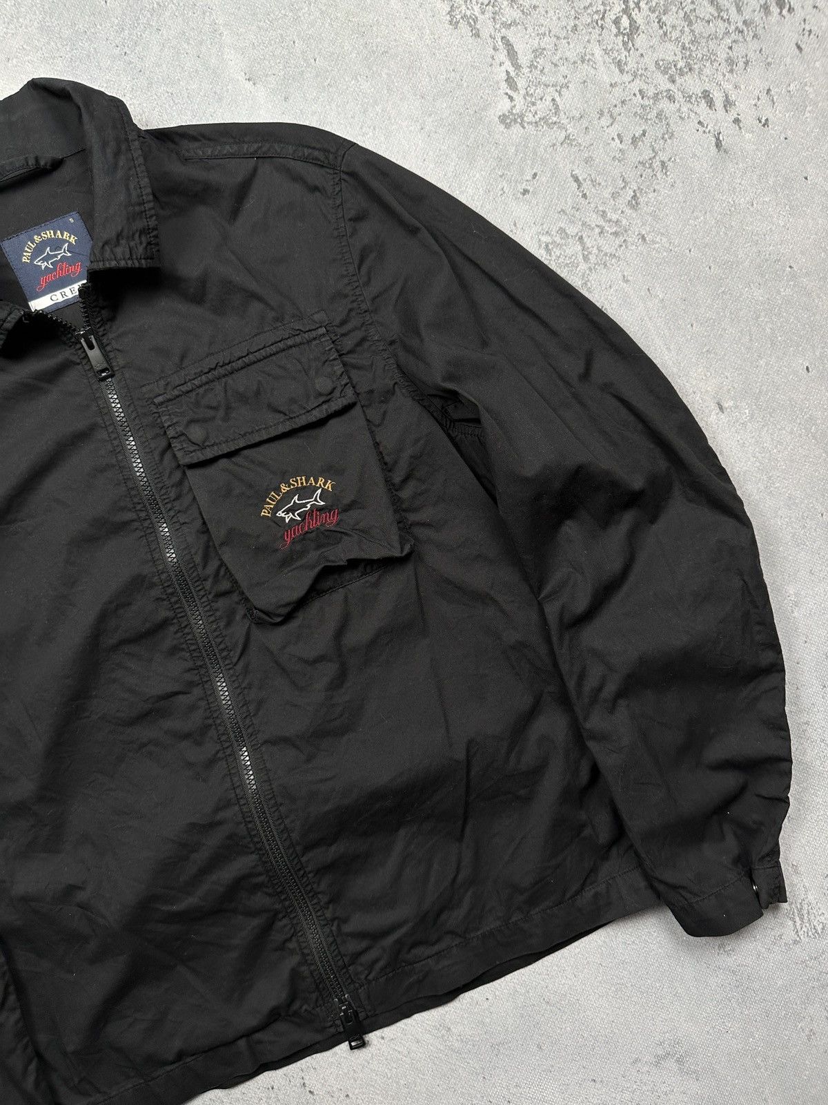 Paul & Shark Paul & Shark Yachting Crew Casual Jacket Cotton Black 00s Size US S / EU 44-46 / 1 - 8 Thumbnail