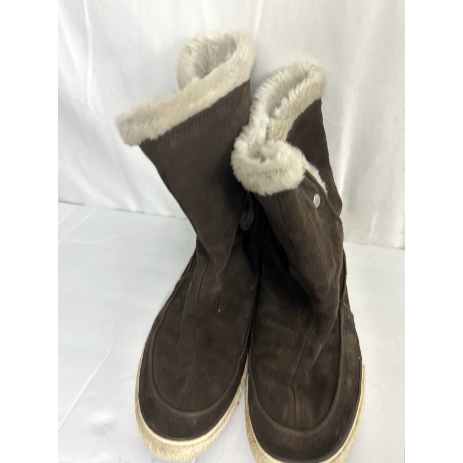 Converse Converse Chuck Taylor All Star Boots Women Mid-Calf Brown Suede Leather Beverly 8.5 Size US 9 / IT 39 - 5 Thumbnail