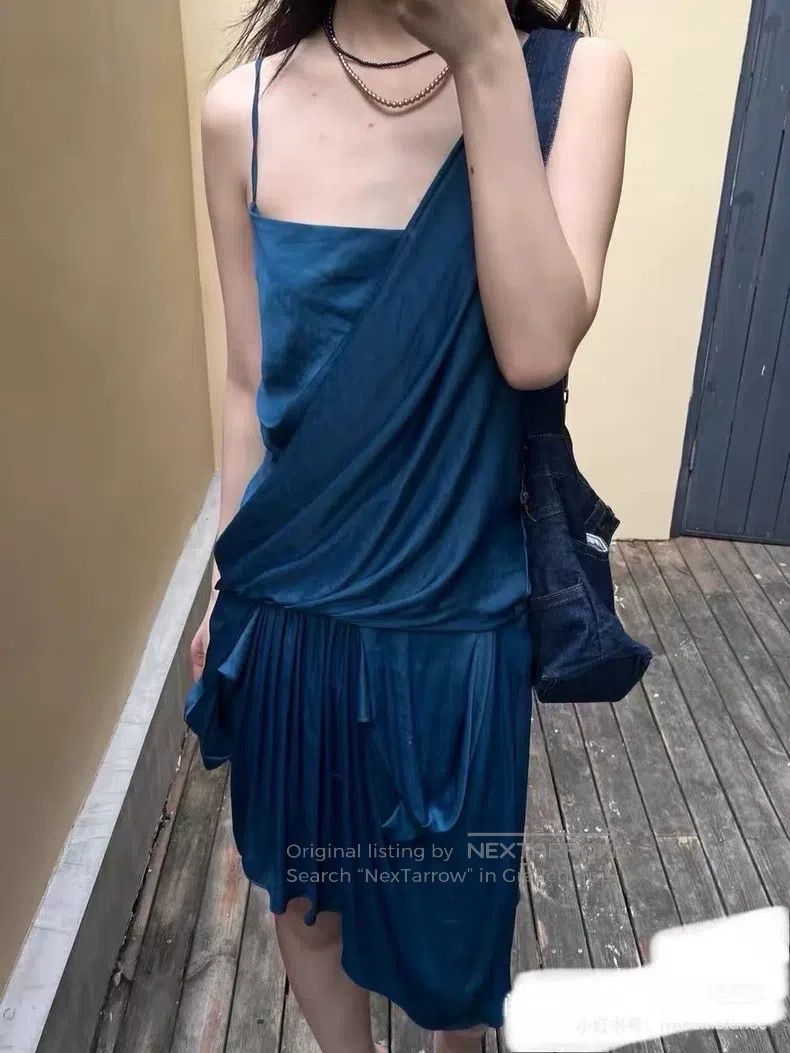 Helmut Lang Helmut Lang size 4 Teal Color Shaped Dress Size XS / US 0-2 / IT 36-38 - 1 Thumbnail