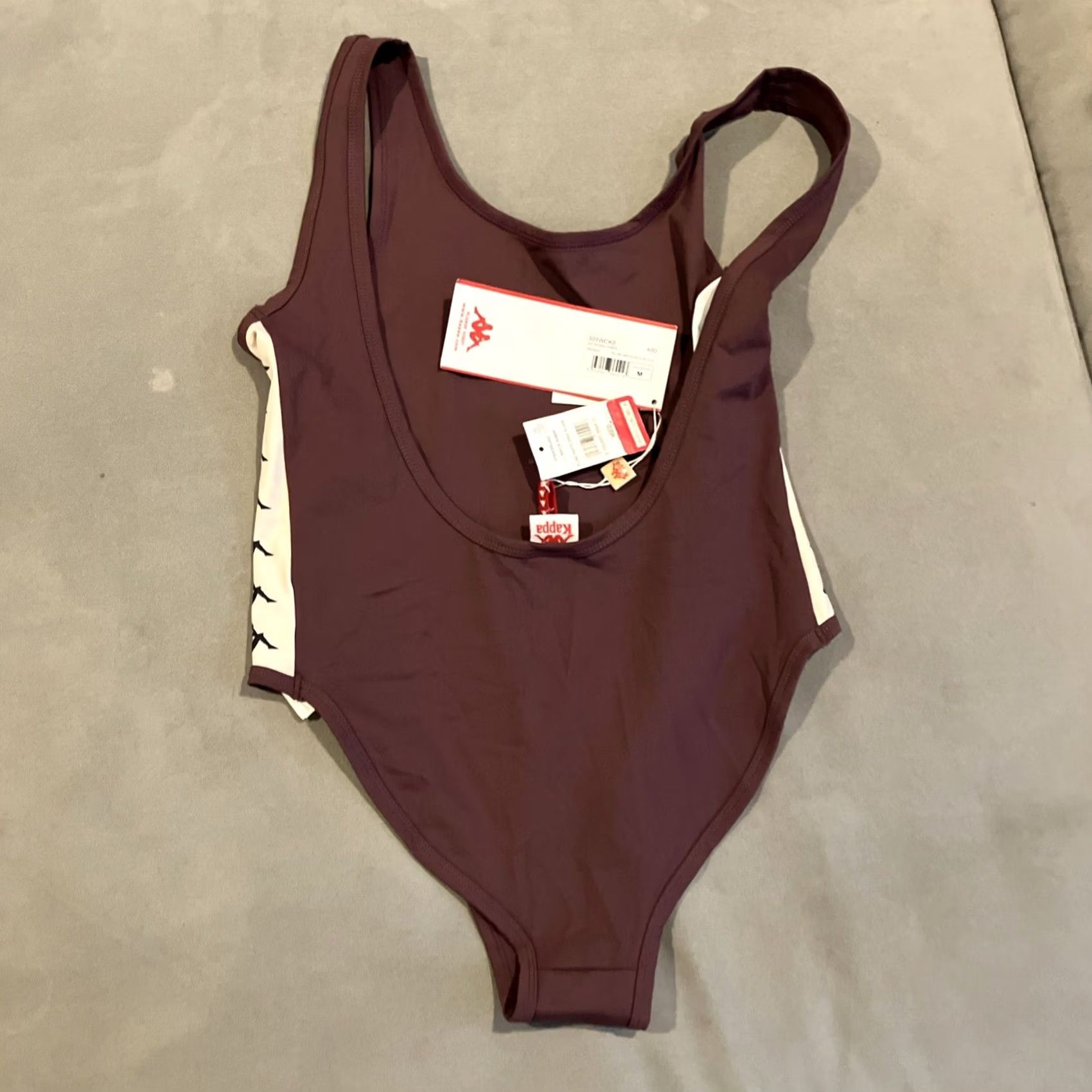 Kappa Kappa One Piece Swimsuit / Body Suit Skin Fit Banda Auber Brown M Womens Slimming NWT Size M / US 6-8 / IT 42-44 - 2 Thumbnail