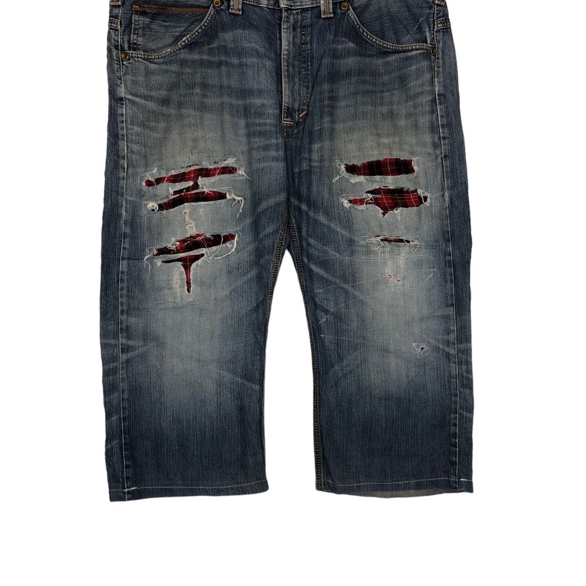Edwin 🔥PUNK DESIGN DISTRESSED DENIM EDWIN KAPITAL DESIGN Size US 44 / EU 60 - 5 Thumbnail