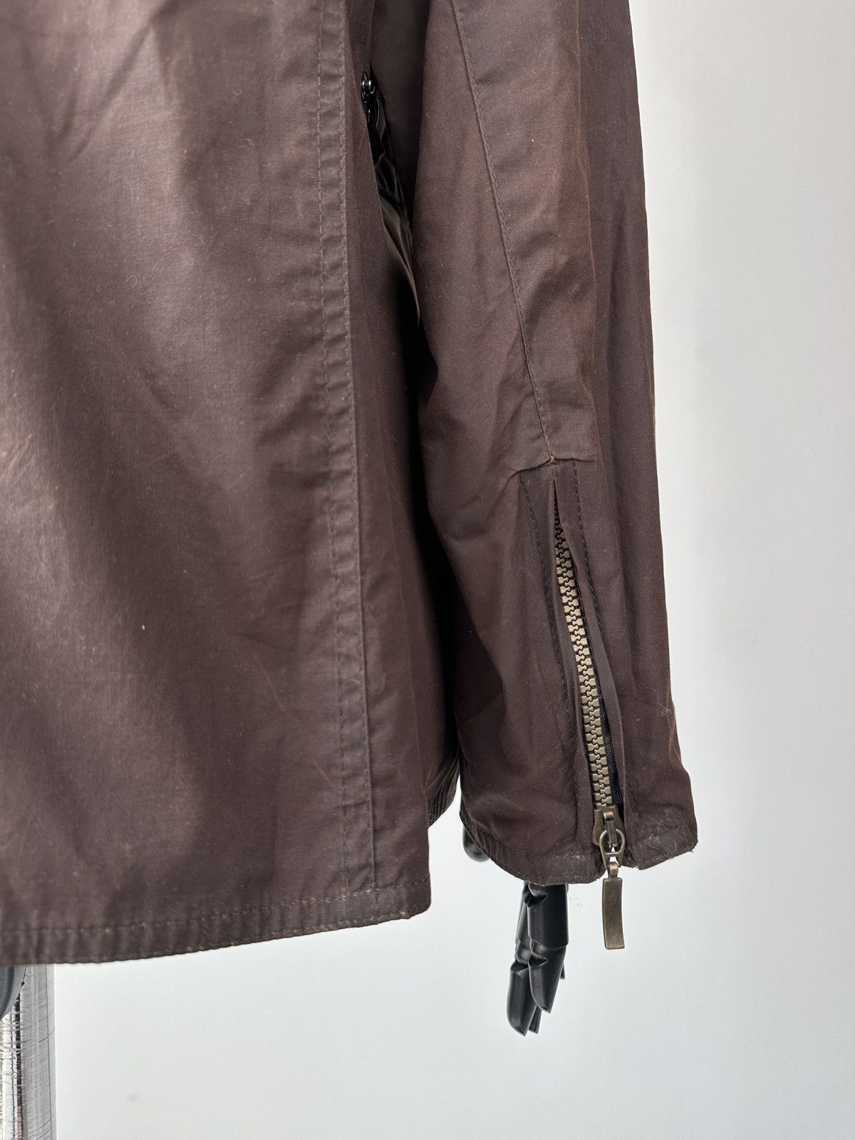 Barbour Ladies BARBOUR Flyweight Wax Utility Brown Coat Jacket UK 18 Size XL / US 12-14 / IT 48-50 - 15 Thumbnail