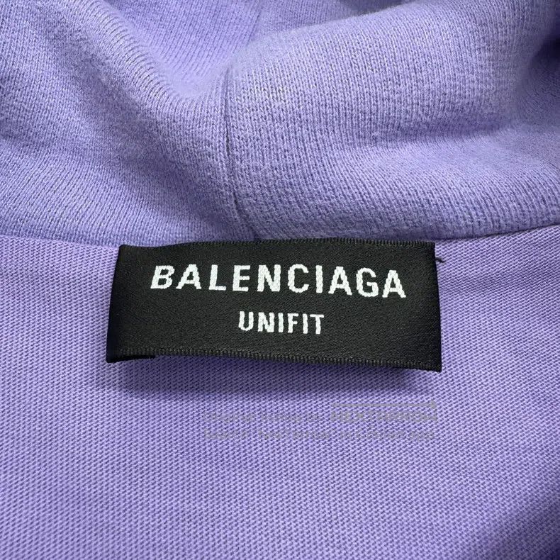 Balenciaga Balenciaga Ripped distressed letter print hooded sweatshir Size US XXS / EU 40 - 2 Thumbnail