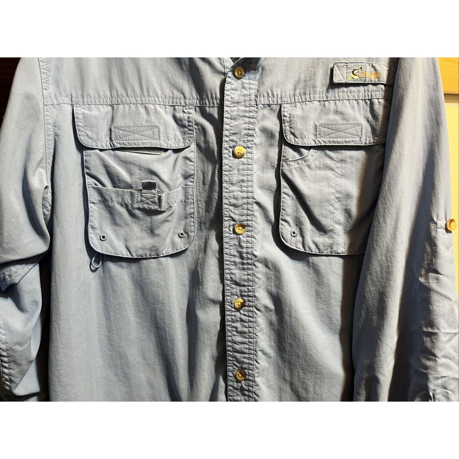 Other World Wide Sportsman Shirt Men’s LT Blue LS Vented Fishing Size US L / EU 52-54 / 3 - 3 Thumbnail