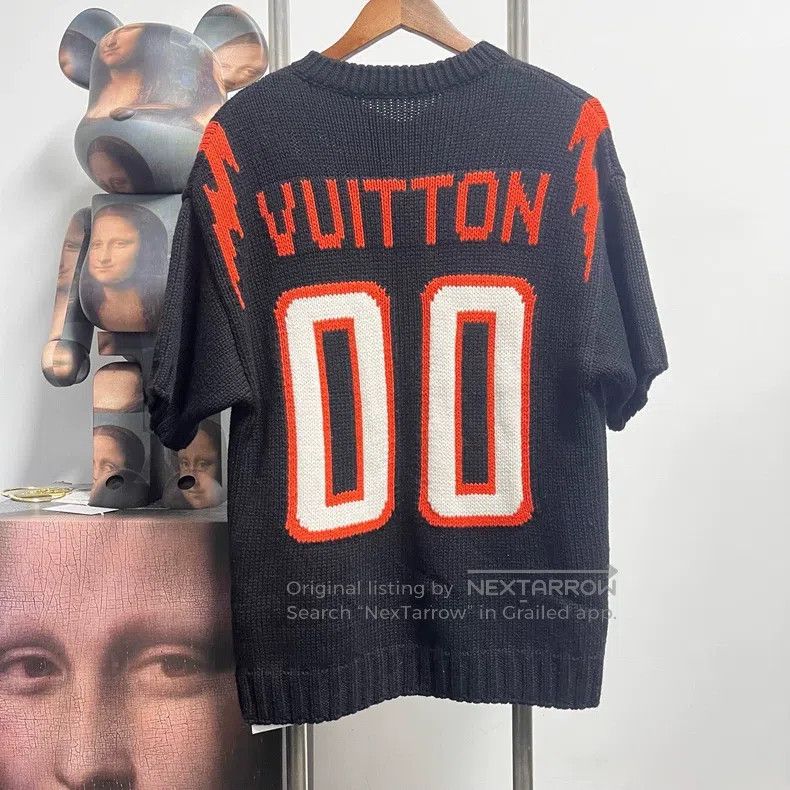 Louis Vuitton Louis Vuitton Sweater with short sleeves Size US M / EU 48-50 / 2 - 2 Thumbnail