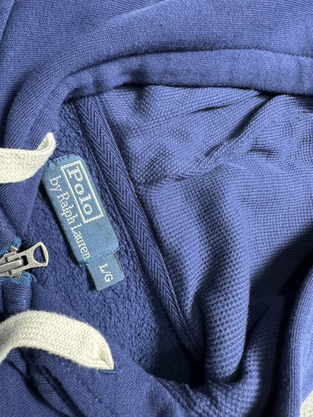 Polo Ralph Lauren × Ralph Lauren × Vintage Vintage Polo Ralph Lauren Full Zip Hoodie Hype PRL Y2K Size US L / EU 52-54 / 3 - 6 Thumbnail
