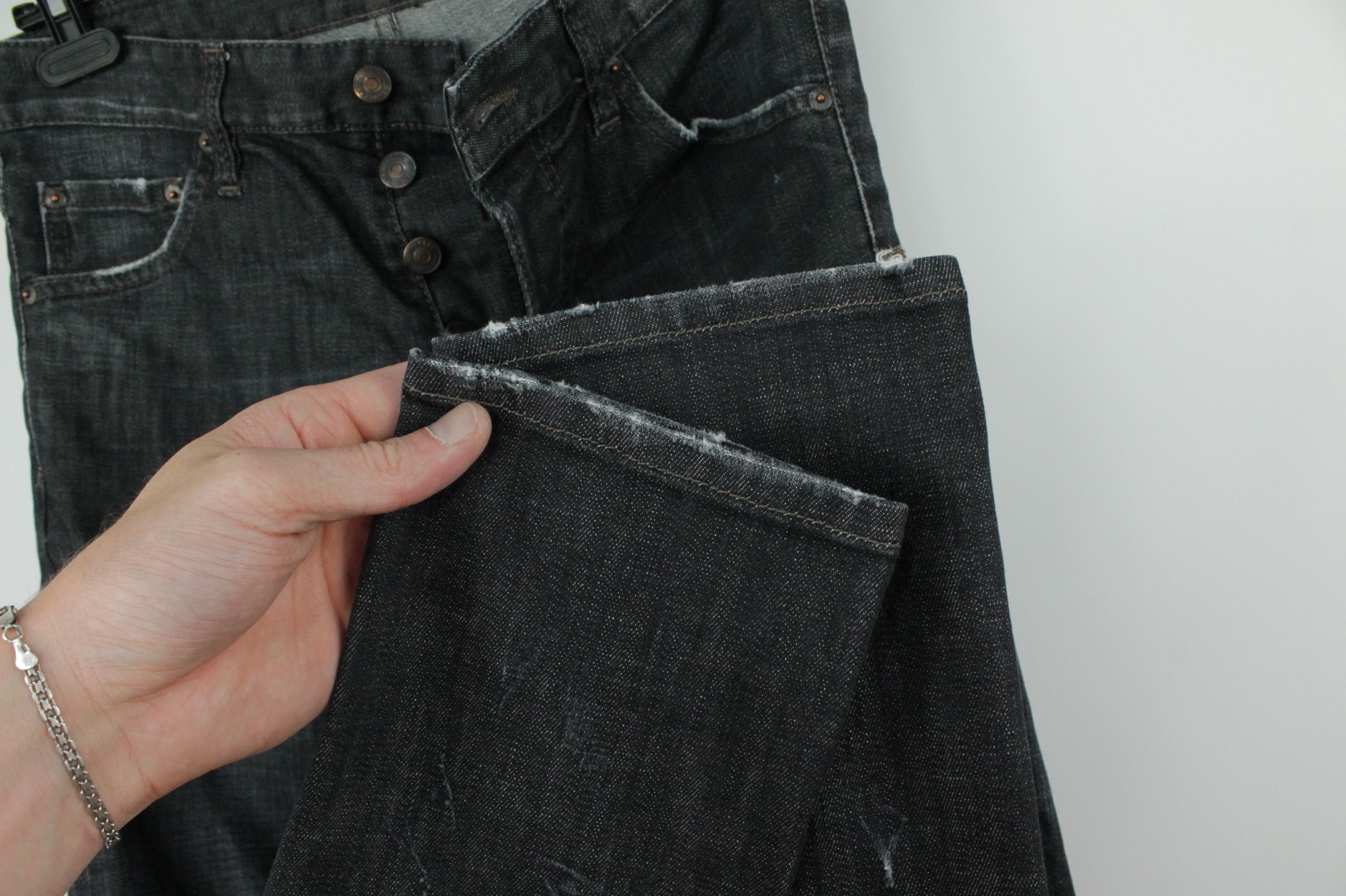 Dsquared2 Dsquared2 Cool Guy Slim Fit Distressed Black Denim Jeans Size US 32 / EU 48 - 8 Thumbnail