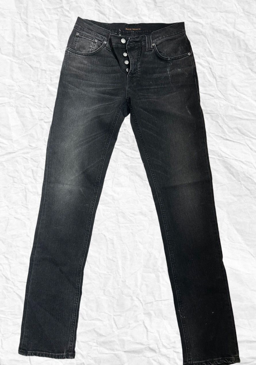 Nudie Jeans Nudie Jeans Co Organic Black Wash Denim Size US 31 - 1 Thumbnail