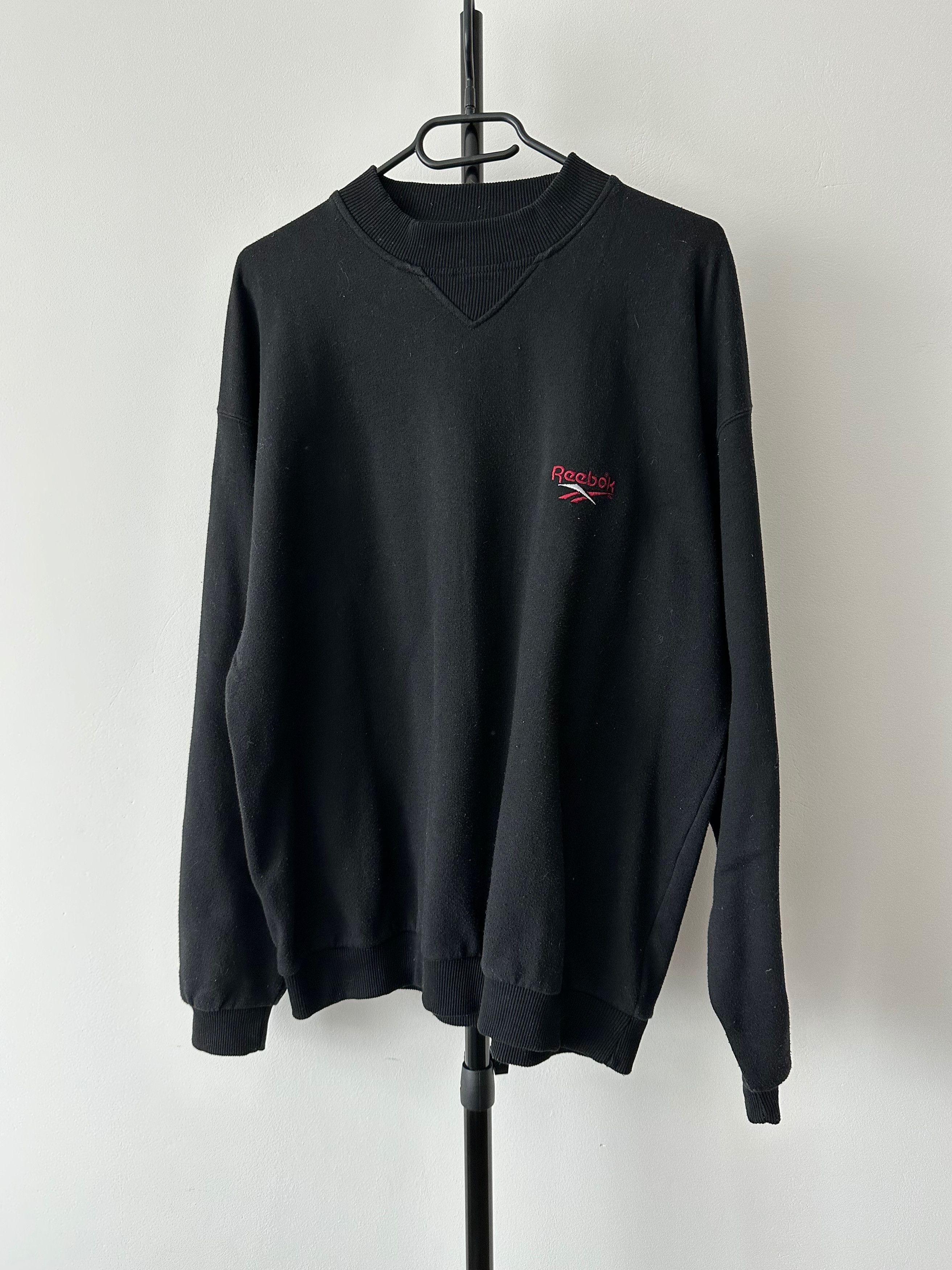 Reebok 90's REEBOK crew neck sweatshirt black Size US L / EU 52-54 / 3 - 1 Thumbnail