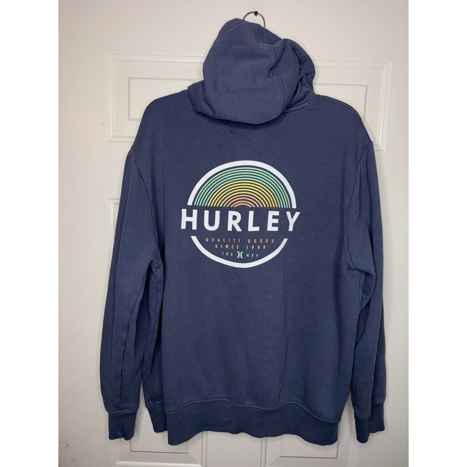 Hurley Hurley Blue Gray Hoodie Sweatshirt Men’s Large Full Zip Logo Size US L / EU 52-54 / 3 - 12 Thumbnail