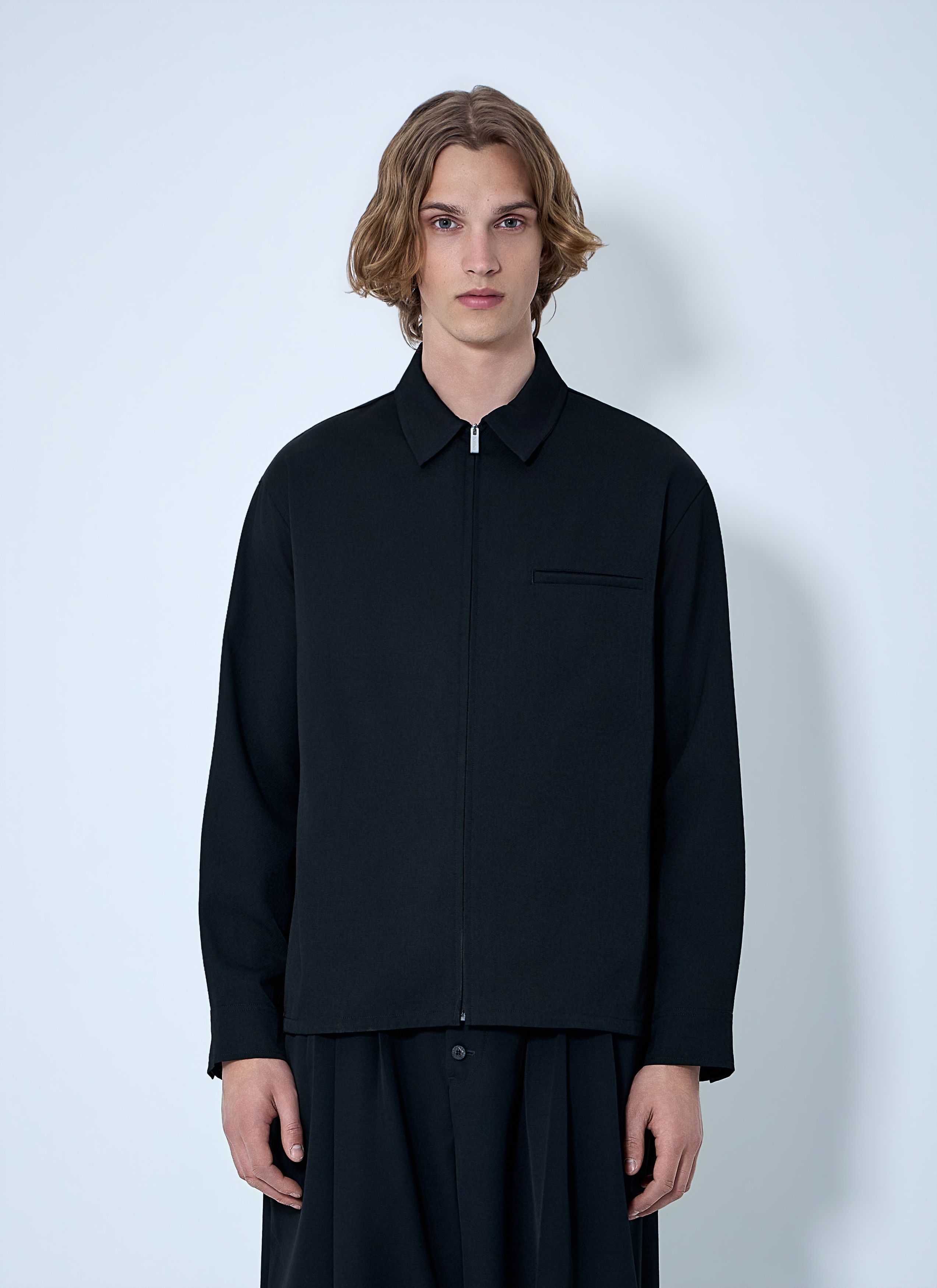 Jacquemus Zip-Front Cotton Shirt Size US L / EU 52-54 / 3 - 1 Thumbnail