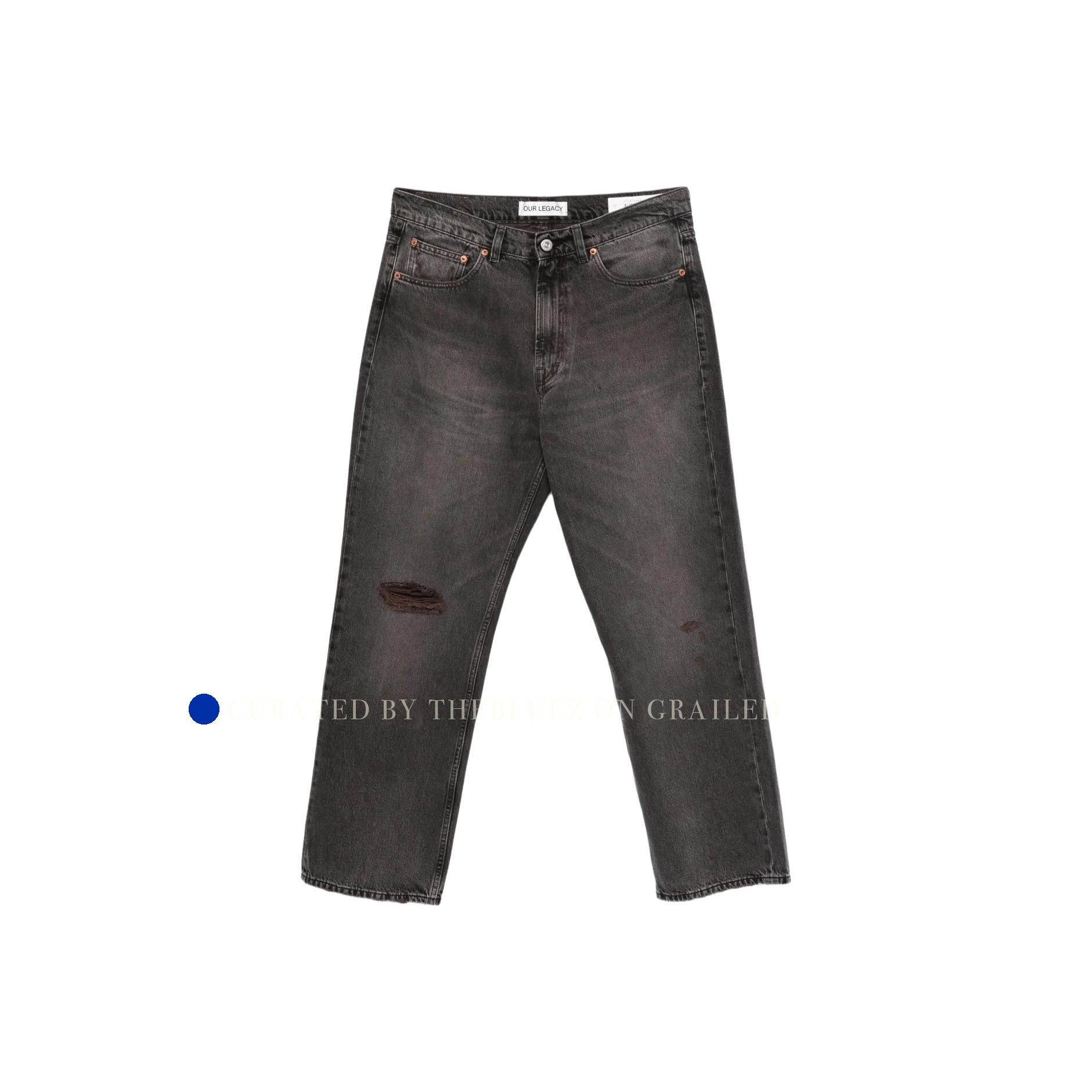 Our Legacy Our Legacy - Vast Cut Jeans - Royal Brown Overdye