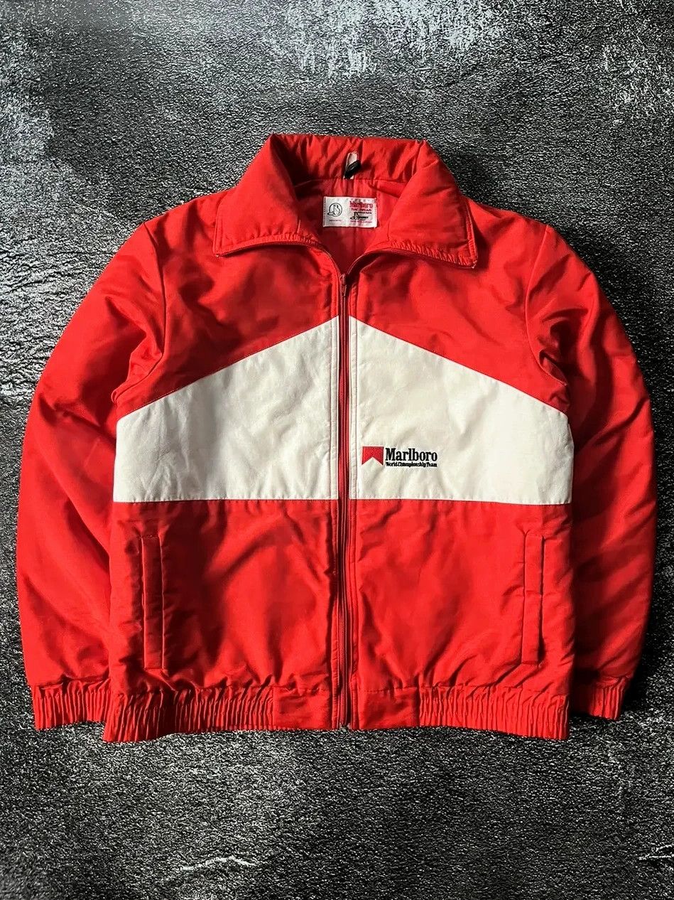Marlboro 🔥 MARLBORO WORLD CHAMPIONSHIP RARE F1 RACING JACKET VINTAGE Size US S / EU 44-46 / 1 - 2 Thumbnail