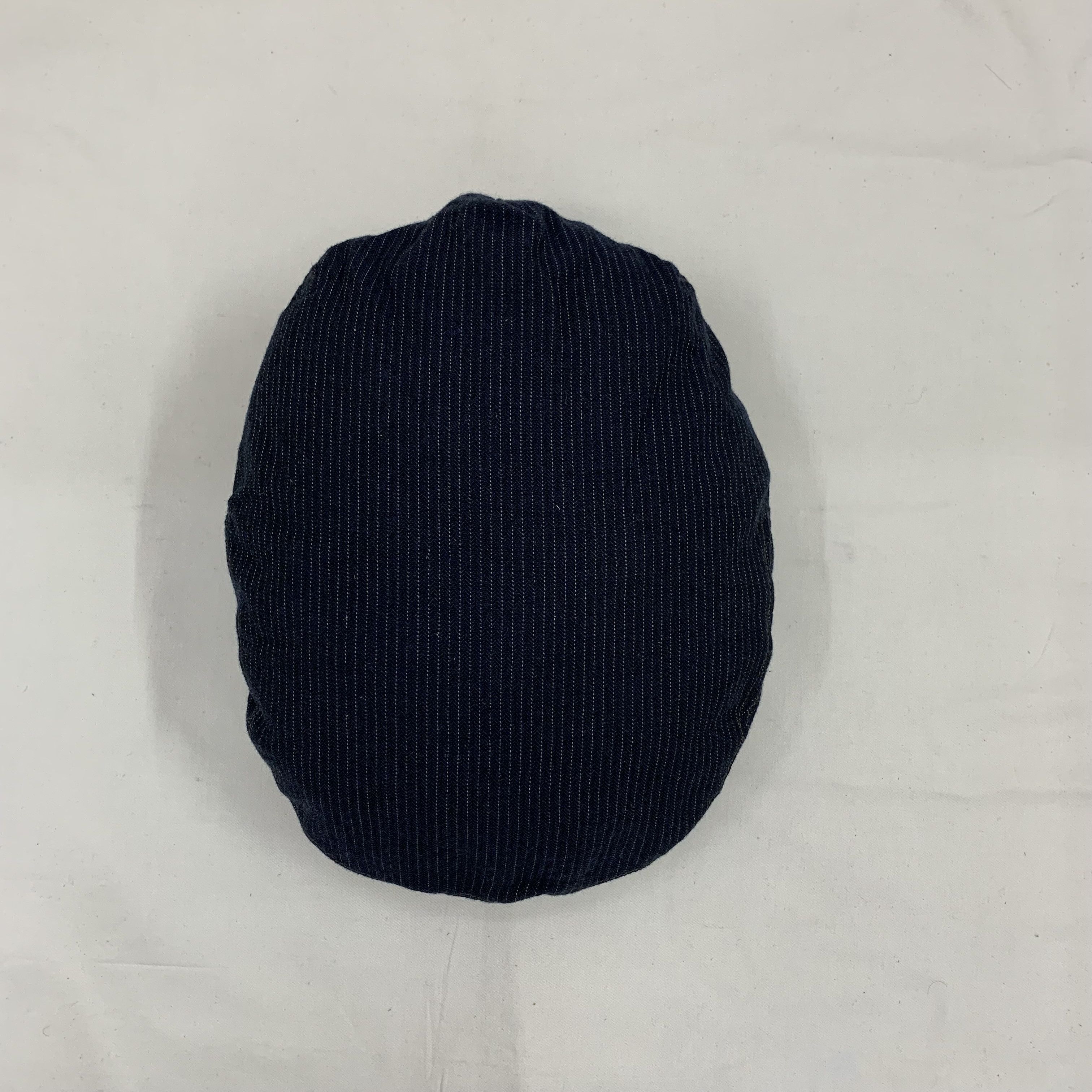 RRL Ralph Lauren × Ralph Lauren Double RL Striped Twill Driver's Cap RRL Newsboy Hat LARGE Size ONE SIZE - 9 Thumbnail