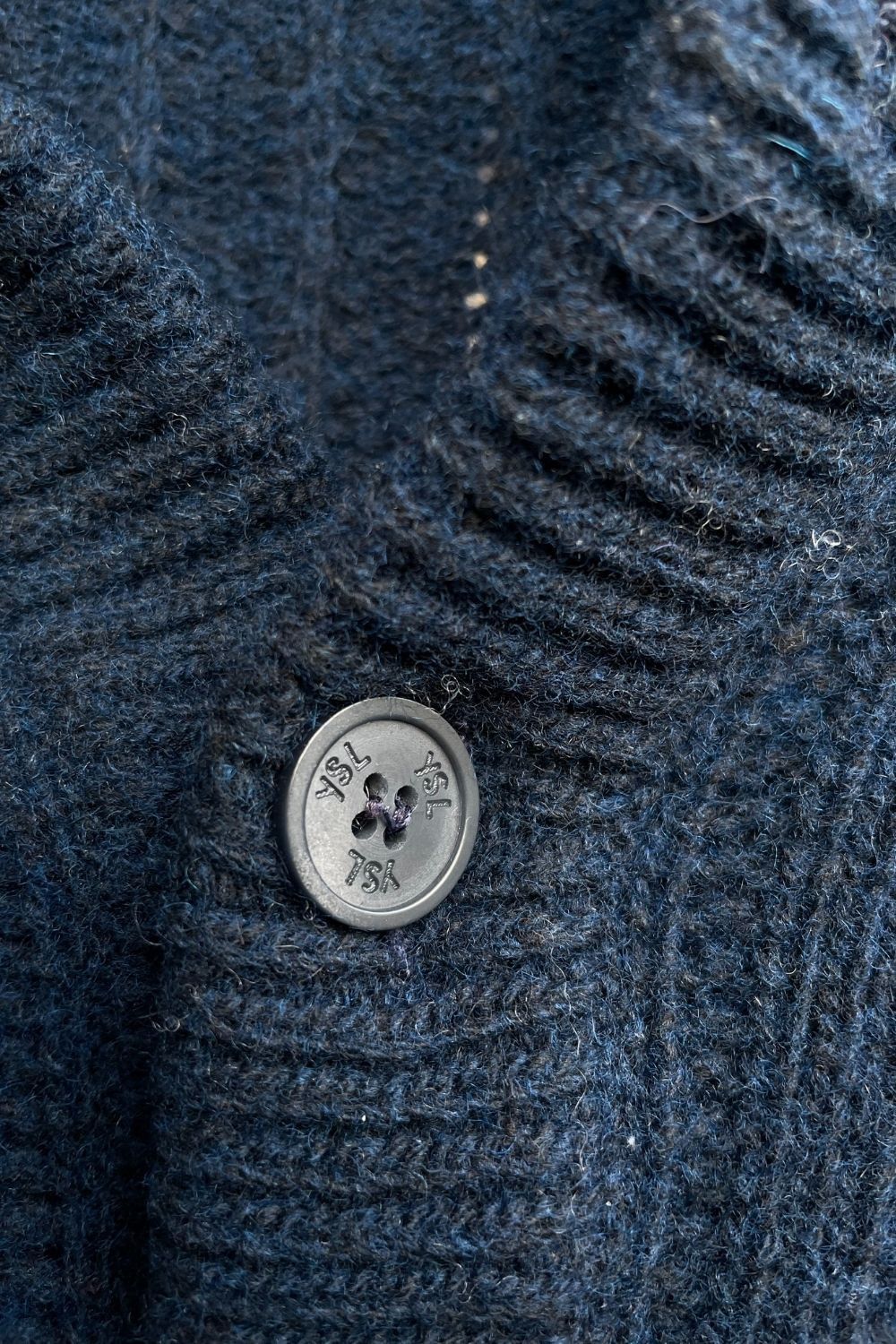 Vintage × Yves Saint Laurent Yves Saint Laurent Vintage Jumper Blue Size M-L Size US M / EU 48-50 / 2 - 4 Thumbnail