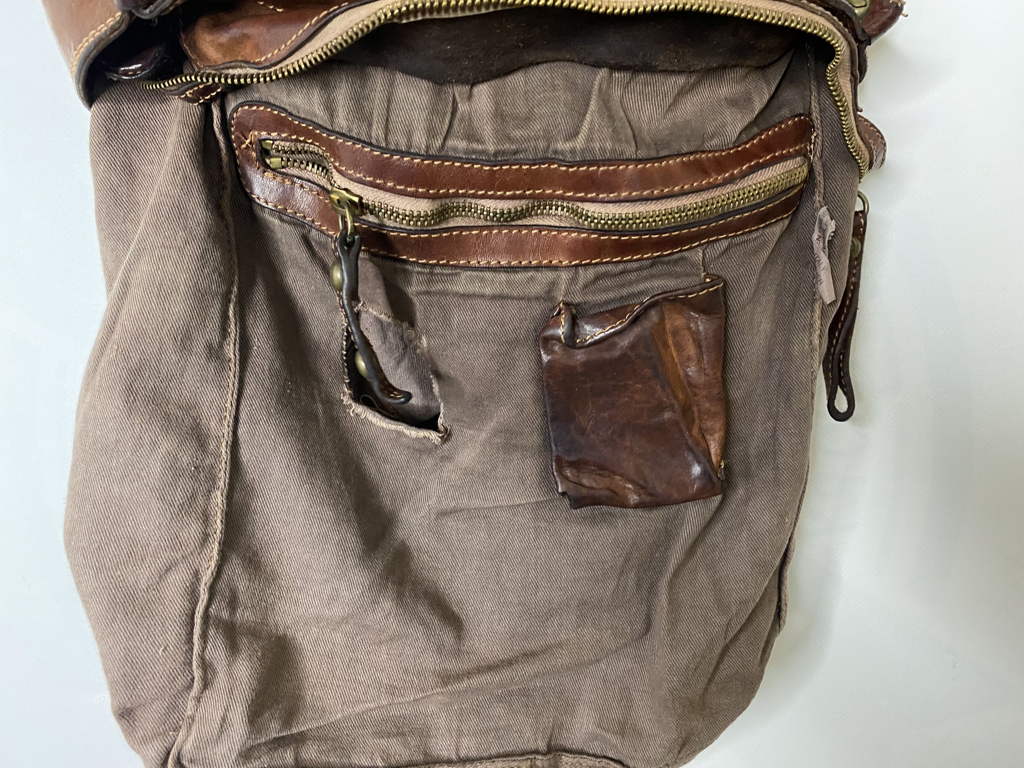 Campomaggi CAMPOMAGGI WOVEN LEATHER BAG IN BROWN ITALIAN LEATHER Size ONE SIZE - 11 Thumbnail