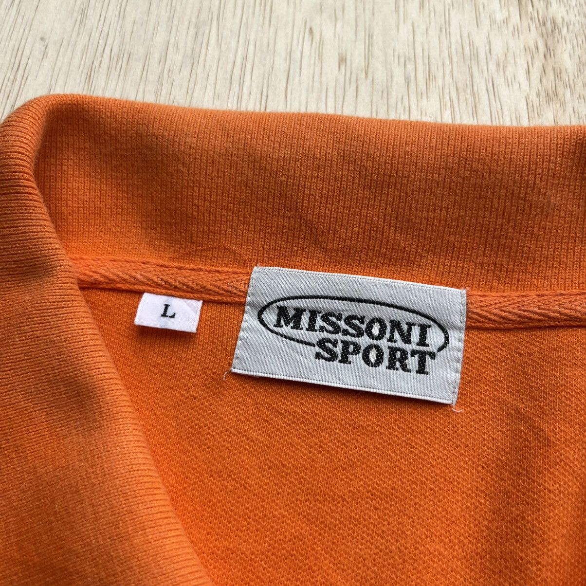 Missoni MISSONI SPORT POLO SHIRT SHORT SLEEVE VINTAGE Y2K Size US L / EU 52-54 / 3 - 4 Thumbnail