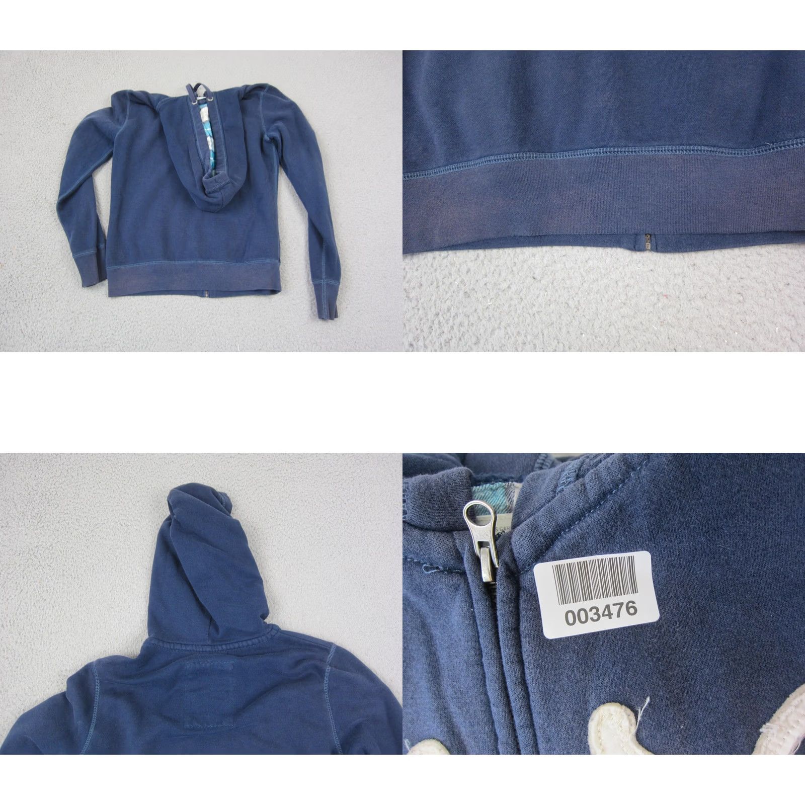 Vintage VINTAGE Aeropostale Hoodie Womens Large Blue Aero Sweatshirt 90s Full Zip Y2K Logo NY Size L / US 10 / IT 46 - 8 Thumbnail