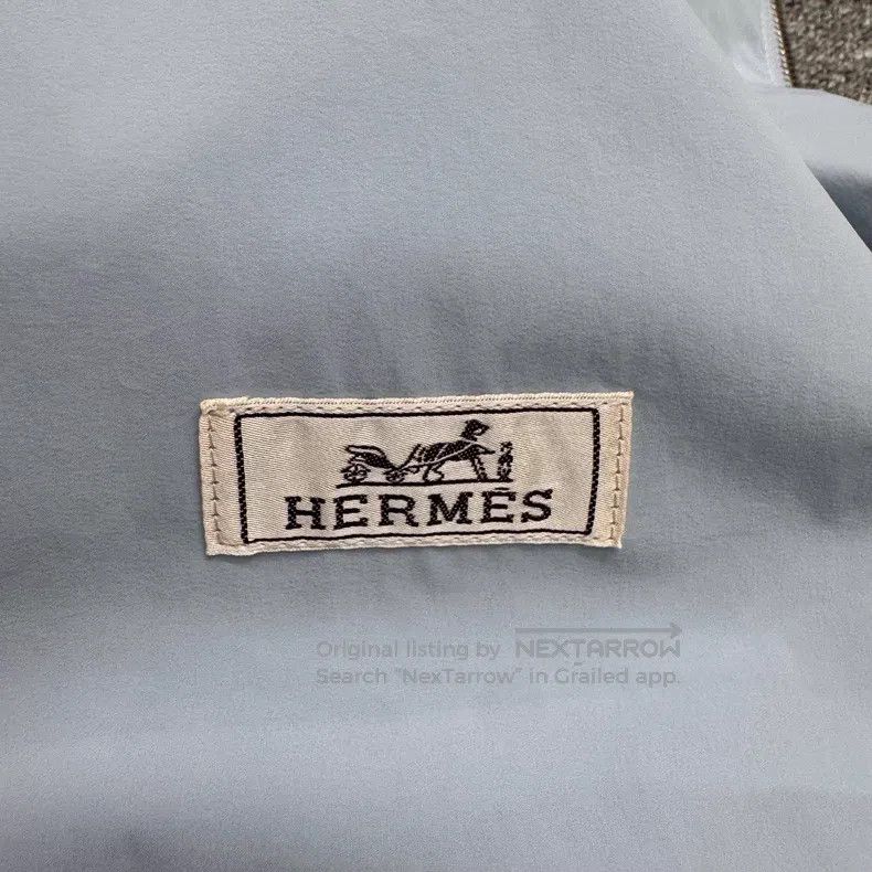 Hermes Hermes Leather patch pocket windbreaker Size US S / EU 44-46 / 1 - 3 Thumbnail