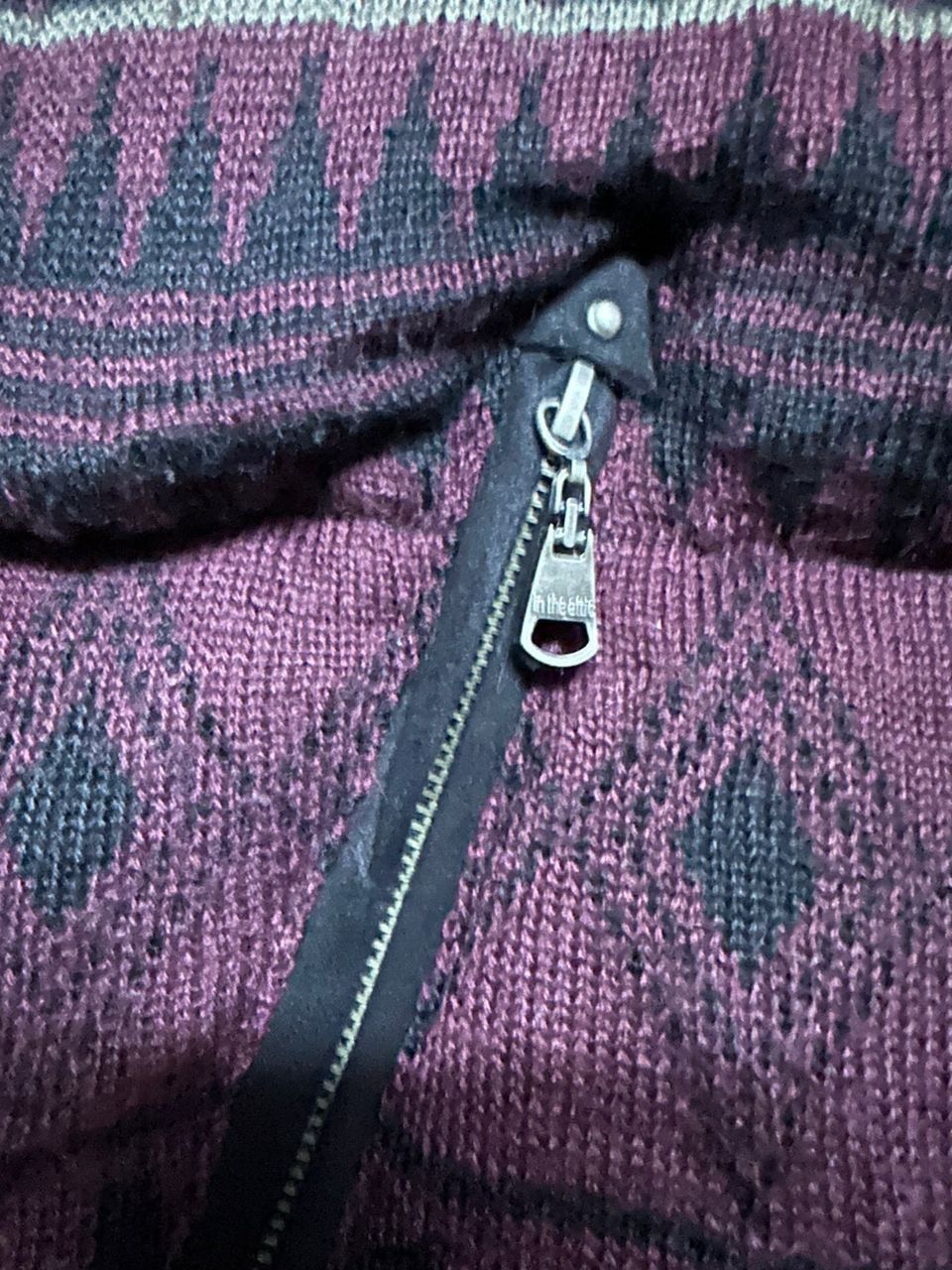In The Attic Vtg🔥In The Attic Puffer Vest Buttoned Skull Jacket Size 44L - 8 Thumbnail