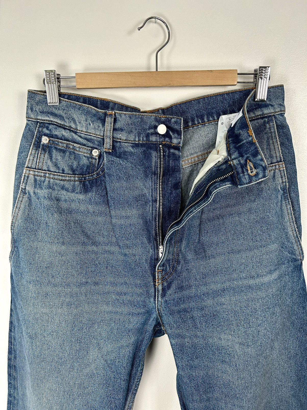 Hed Mayner HED MAYNER SS24 STRAIGHT LEG BLUE JEANS Size US 30 / EU 46 - 5 Thumbnail