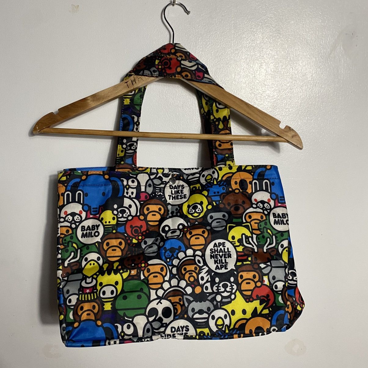 Bape Baby Milo Magazine Tote Bag Size ONE SIZE - 6 Thumbnail