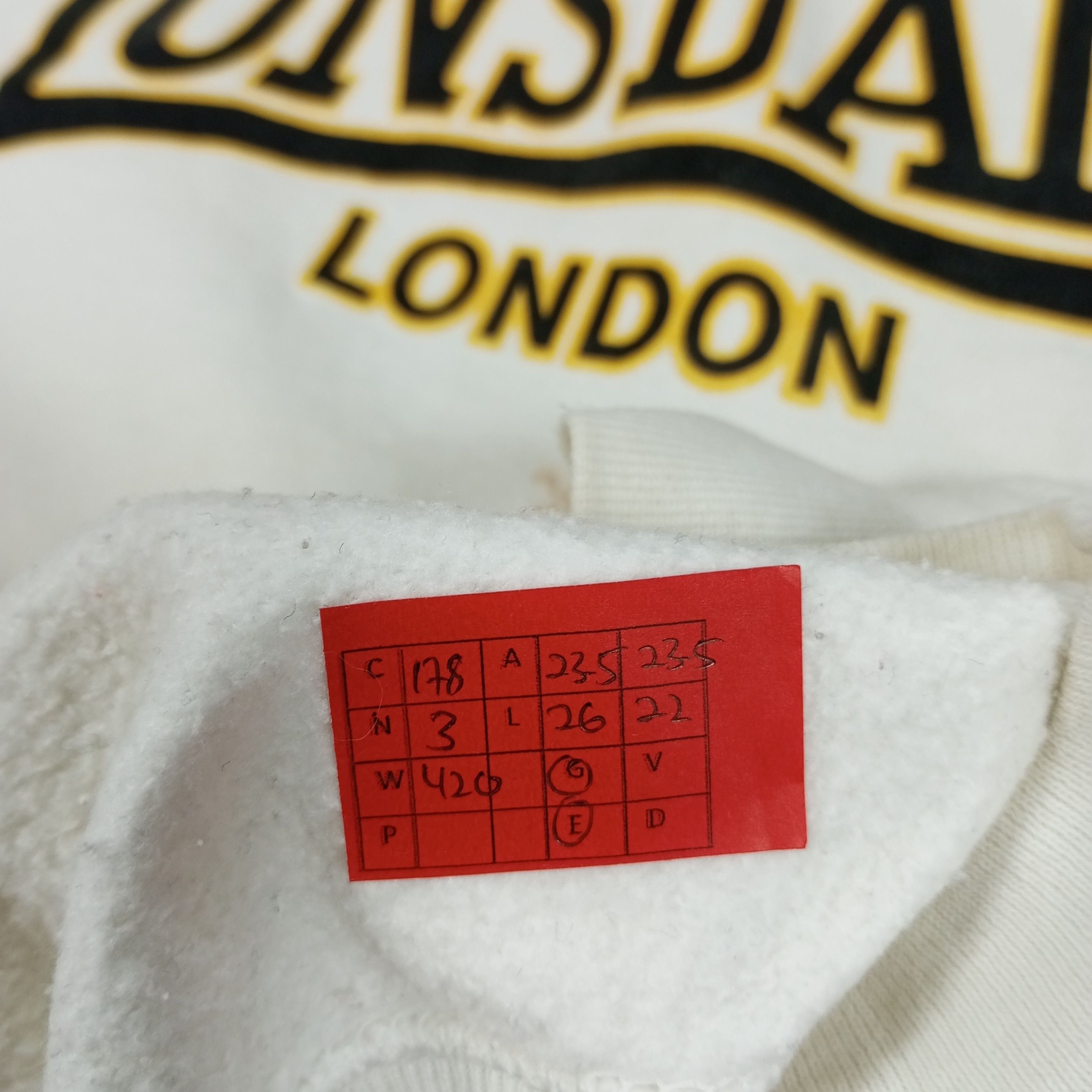 Lonsdale × Vintage Lonsdale London Streetwear Style Sweatshirt Size US L / EU 52-54 / 3 - 11 Thumbnail