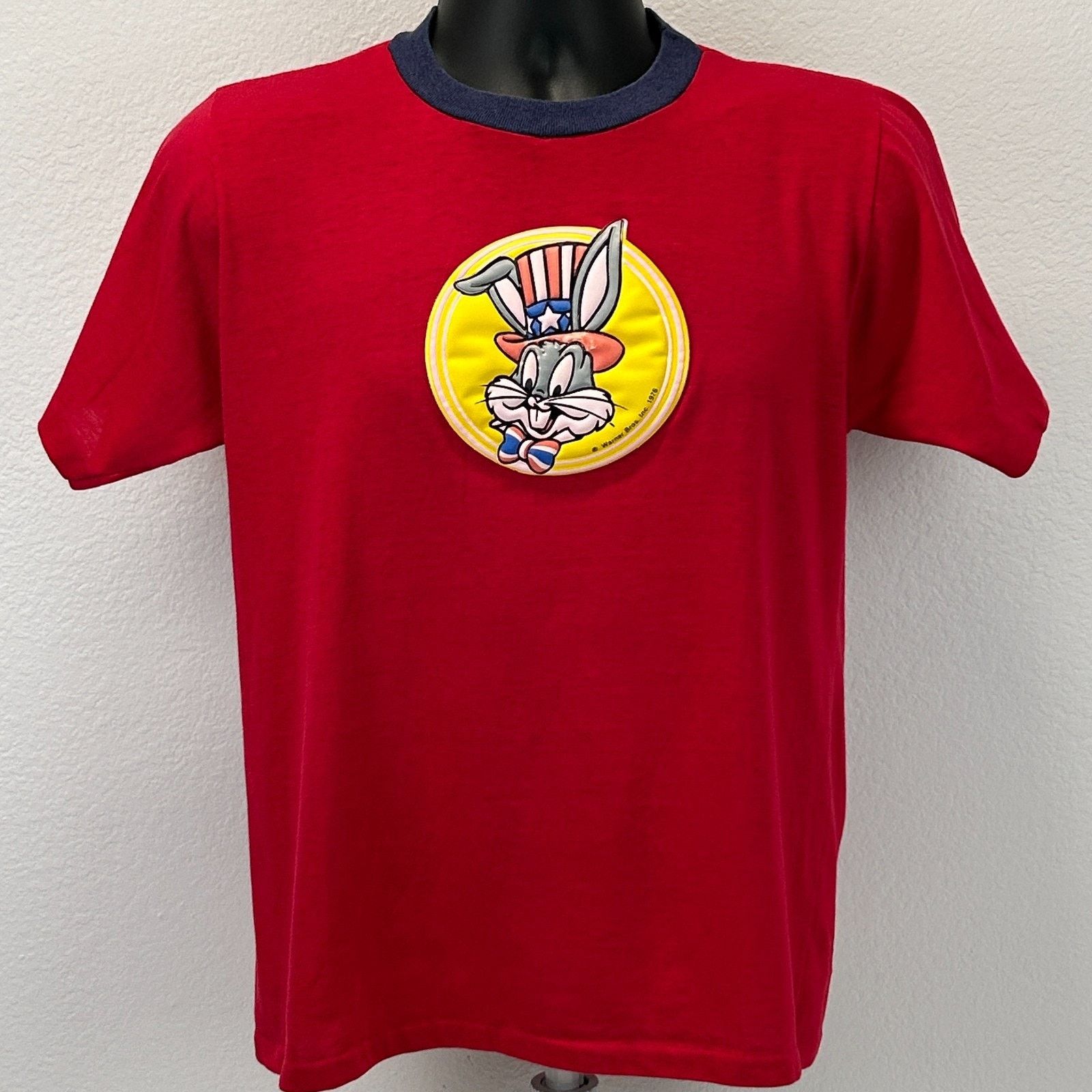 Vintage Vintage 70s Bugs Bunny USA T Shirt Patriotic M Medium Size US M / EU 48-50 / 2 - 2 Thumbnail