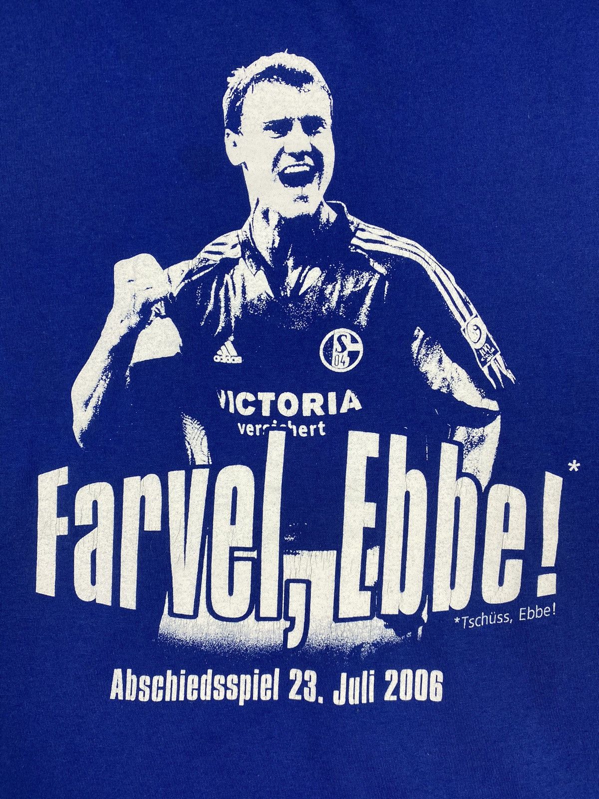 Vintage Vintage FC Schalke Victoria Ebbe Sand Abschiedsspiel 2006 Size US XXL / EU 58 / 5 - 6 Thumbnail