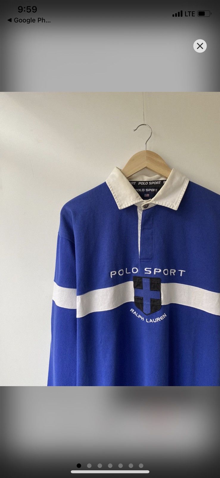Polo Ralph Lauren × RRL Ralph Lauren × Rugby Ralph Lauren 🏉 Vintage 90s Polo Sport Ralph Lauren Rugby rare retro Y2K Size US L / EU 52-54 / 3 - 2 Thumbnail