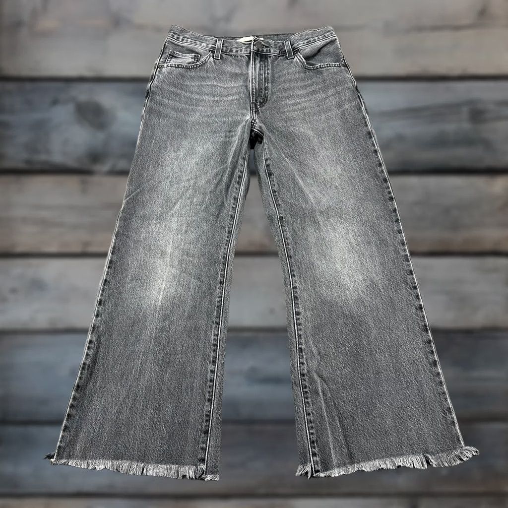 Levi's Levi's Jeans Womens 28 Black Bootcut Denim 5-Pocket Regular Dark Wash Distressed Vintage No N/A Size 28" / US 6 / IT 42 - 1 Thumbnail