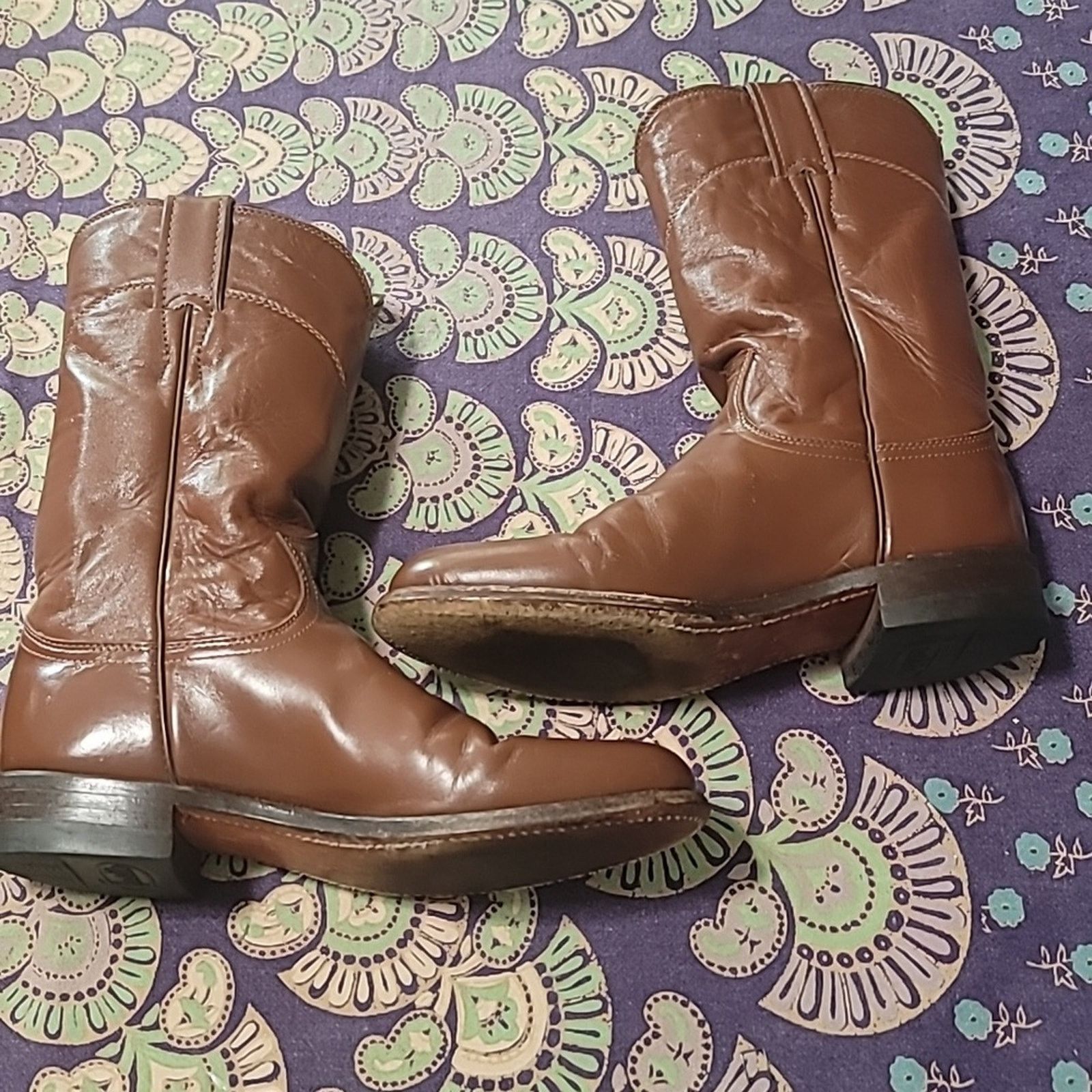 Justin Boots Vintage Justin Cowgirl Boots Made in USA Size US 6 / IT 36 - 5 Thumbnail