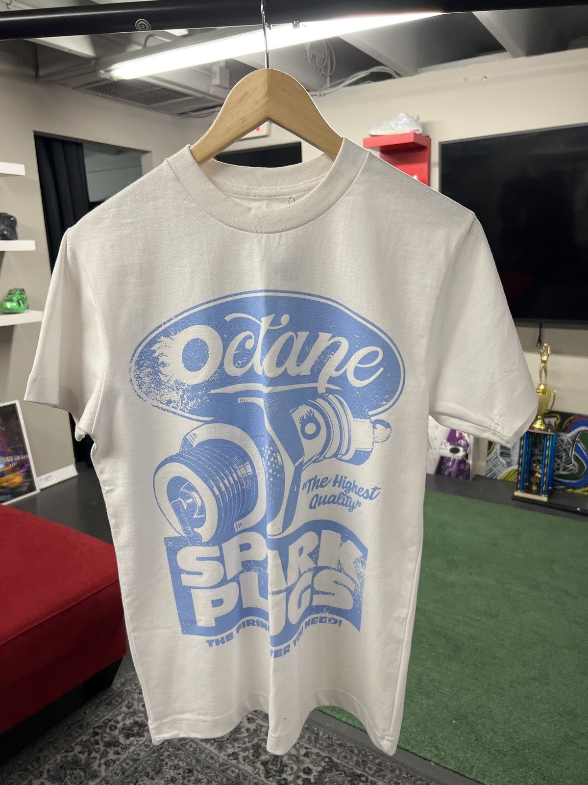 Other Spark Plug White/Carolina Blue Tee Size US S / EU 44-46 / 1 - 1 Thumbnail