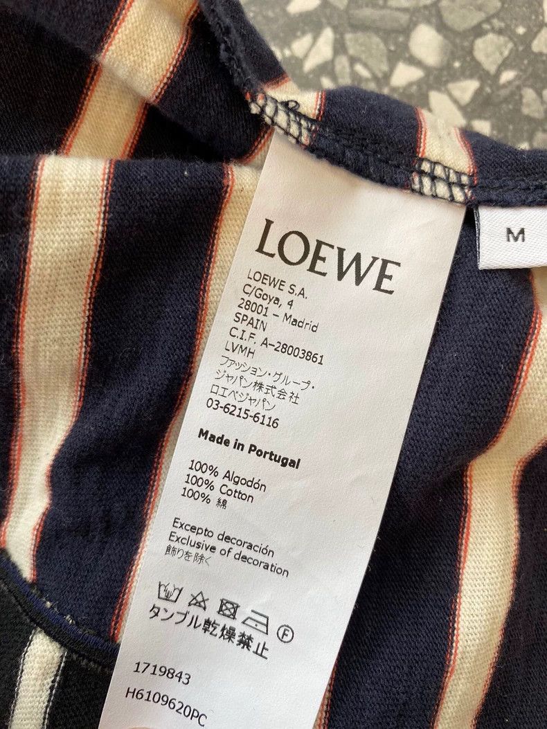 Loewe LOEWE Men's striped short-sleeved T-shirt Size US M / EU 48-50 / 2 - 6 Thumbnail