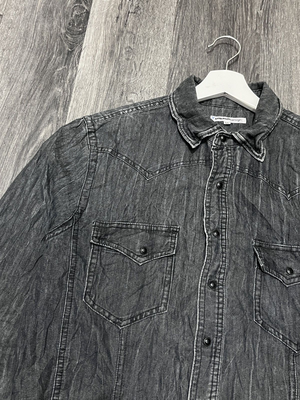 Hysteric Glamour × If Six Was Nine × semanticdesign Semantic Design Flannel Button Up Shirt Size XL / US 12-14 / IT 48-50 - 2 Thumbnail
