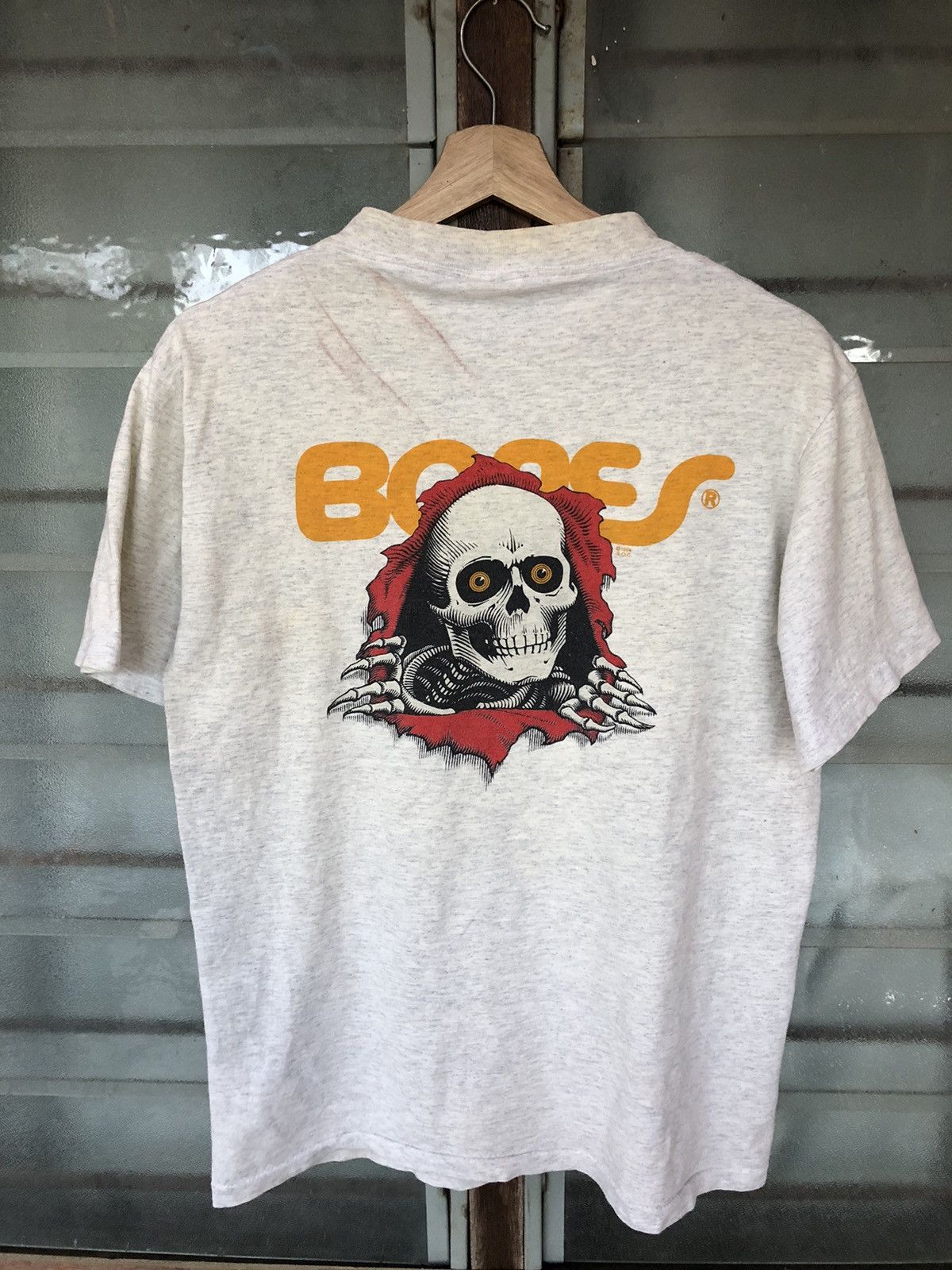 Powell Peralta Thrashed Vintage 90’s Powell Peralta Bones Shirt Tee Rare Size US M / EU 48-50 / 2 - 12 Thumbnail