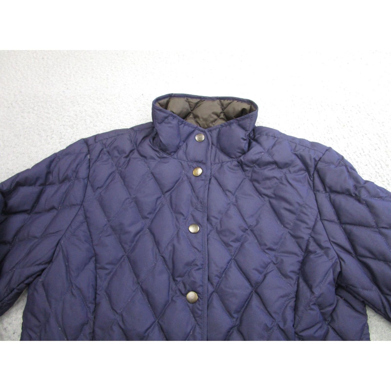 Eddie Bauer Eddie Bauer Jacket Womens Medium Quilted Goose Down 850 Fill Power Puffer Coat Blue Size M / US 6-8 / IT 42-44 - 2 Thumbnail