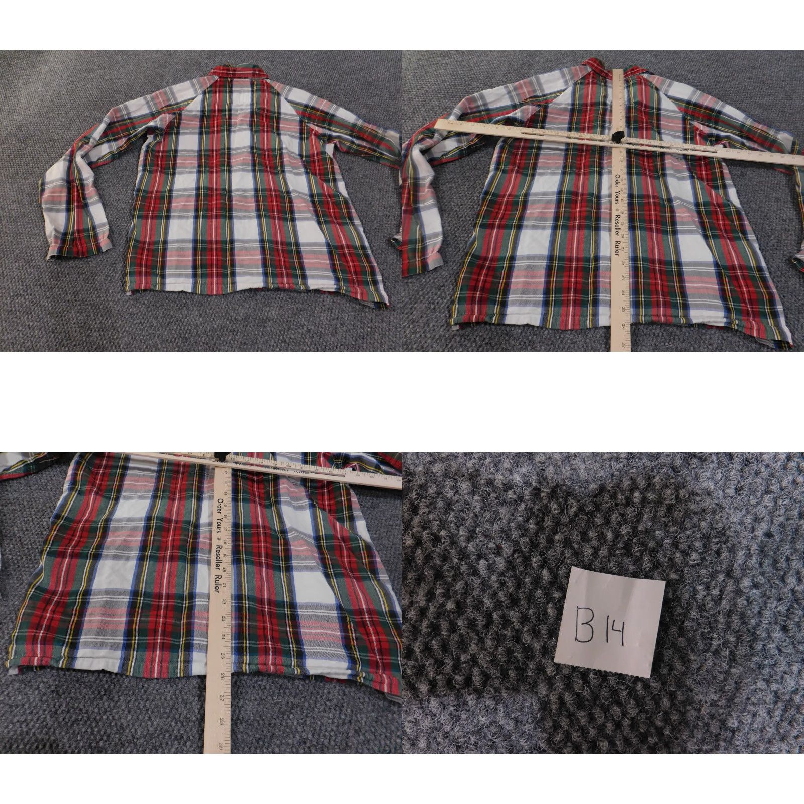 Vintage VINTAGE Stussy Jacket Mens L Red Green Plaid Cotton Button Up Shirt Y2K Size US L / EU 52-54 / 3 - 9 Thumbnail