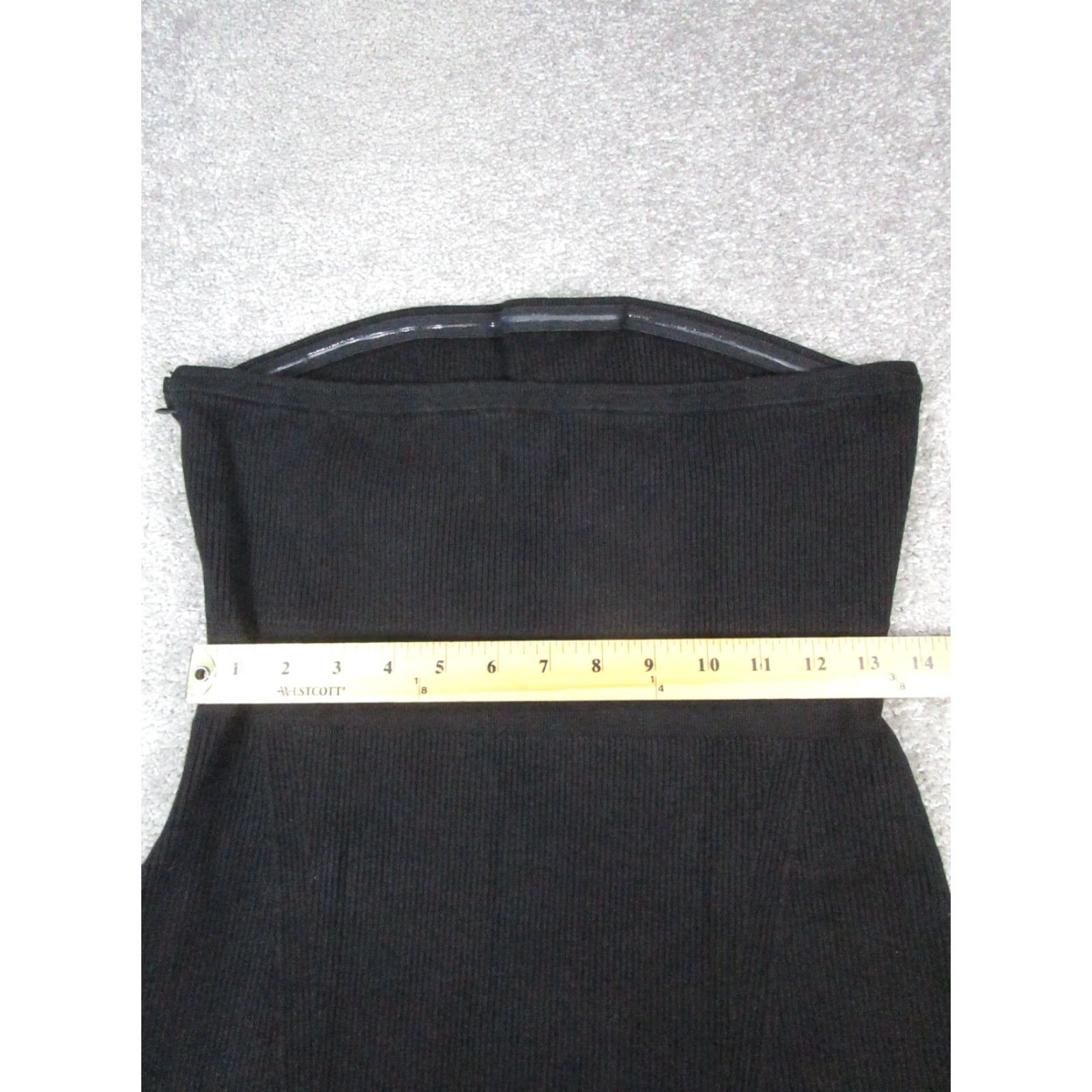 Vintage Maeve Top Womens Large Black Ribbed Knit Blouse Shirt Viscose Knit Boat Neck Sleeveless Pullover Regular Women Size L / US 10 / IT 46 - 7 Thumbnail