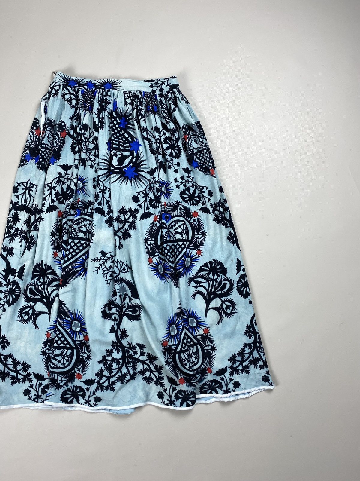 MSGM MSGM ladies overprinted viscose skirt size 40 / L Size 27" / US 4 / IT 40 - 18 Thumbnail