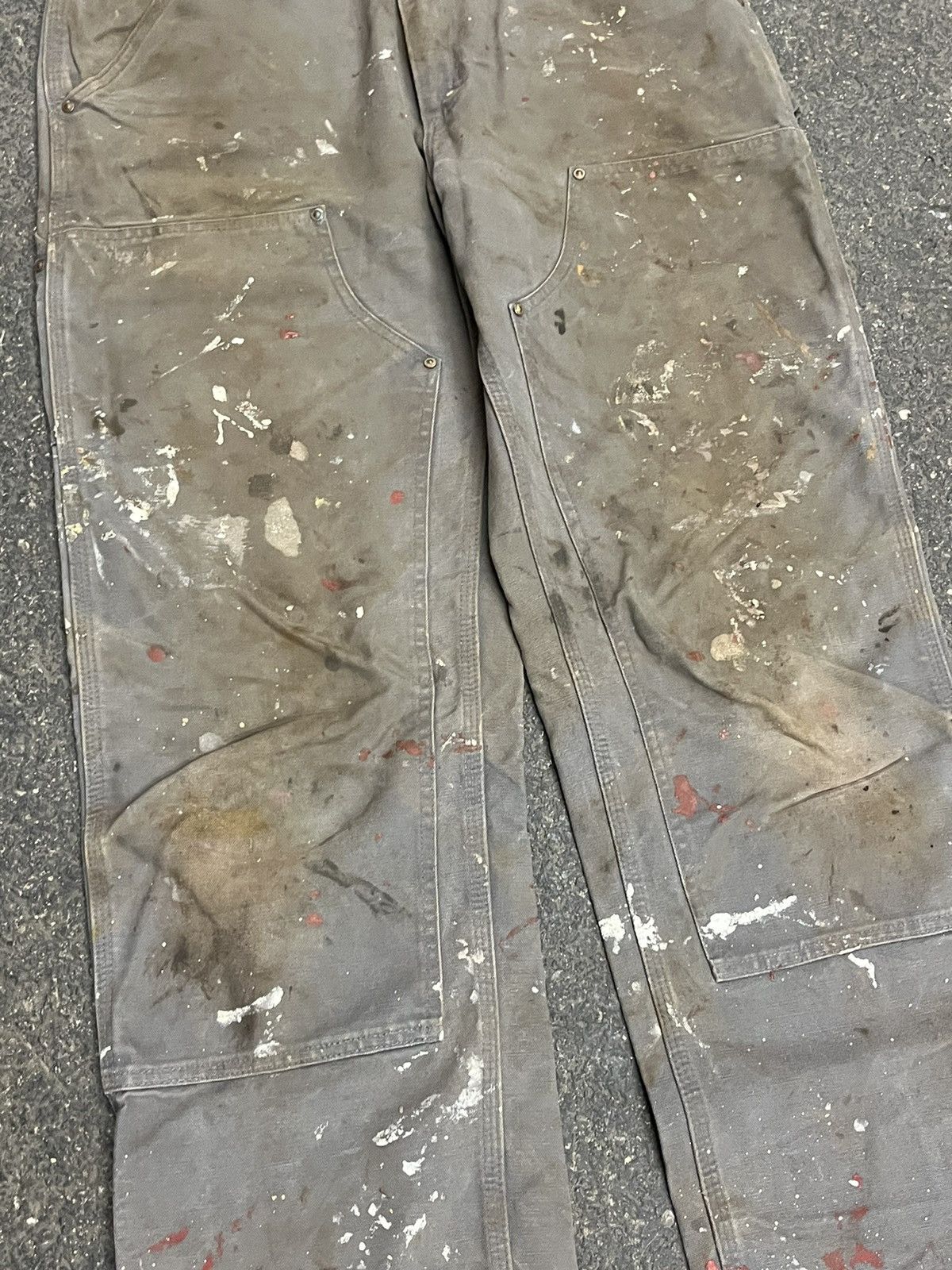 Carhartt × Vintage Carhartt double knees perfectly thrashed and faded baggy Size US 34 / EU 50 - 4 Thumbnail