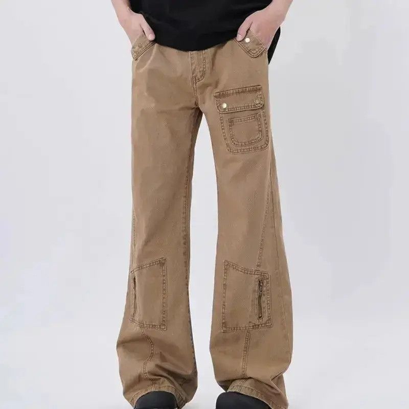 Japanese Brand Retro loose wide leg slightly flared jeans Size US 32 / EU 48 - 5 Thumbnail