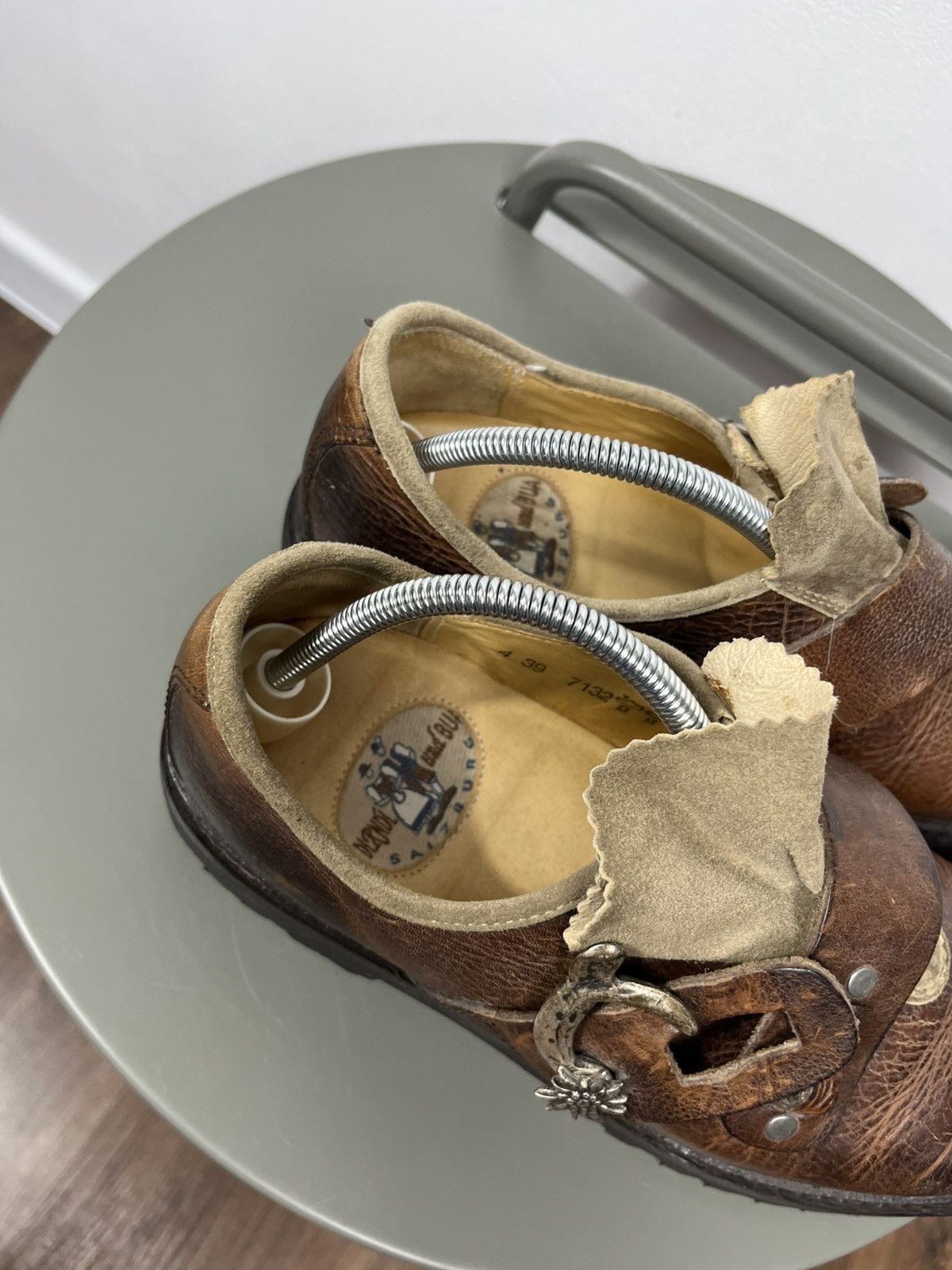 Other Brown Leather Buckle Traditional Shoes EU 39 Size US 8 / IT 38 - 10 Thumbnail