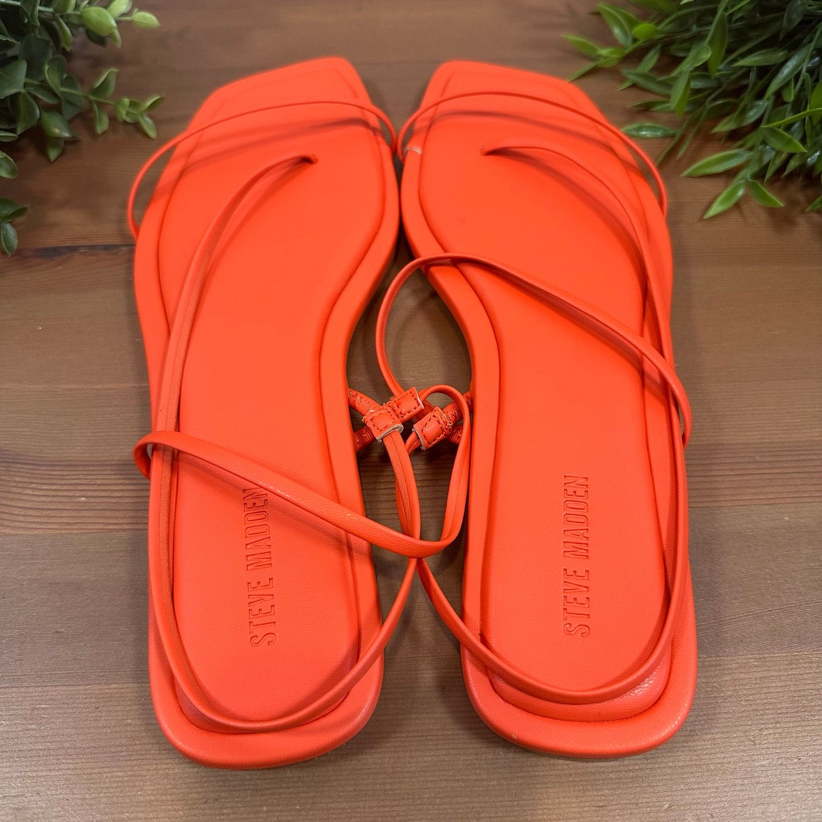 Steve Madden NWOT Steve Madden Women's Lynley Orange Sandals Size 10 Size US 10 / IT 40 - 3 Thumbnail