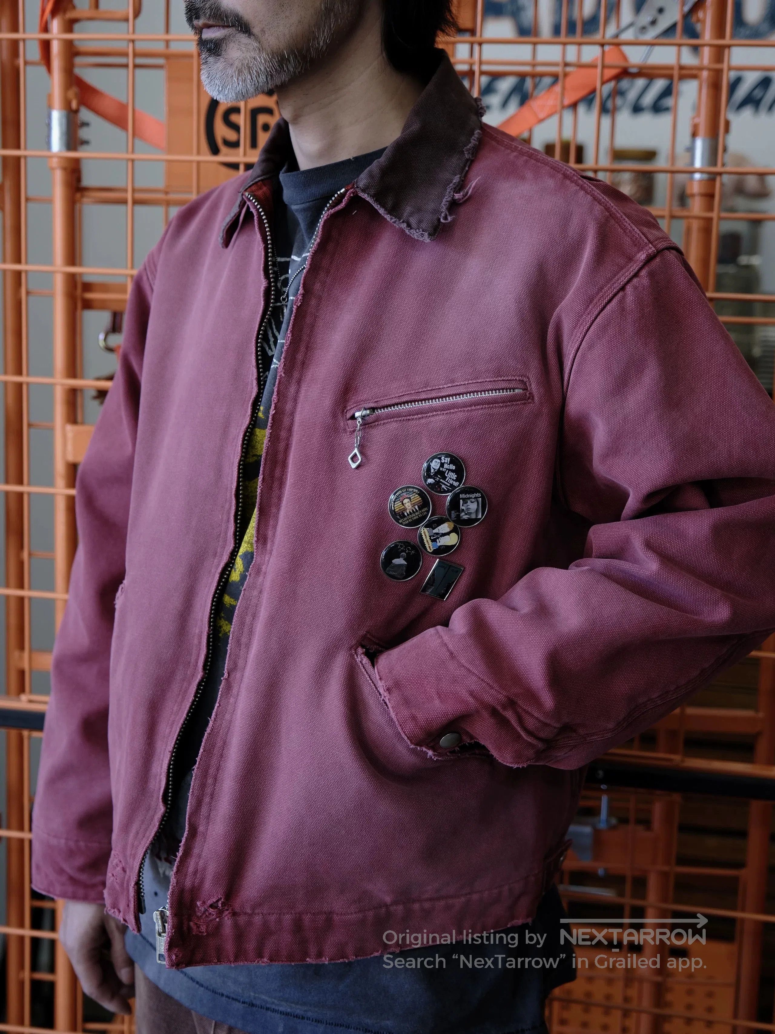 Stepney Workers Club Labour Union Distressed Washed Jacket. Size US M / EU 48-50 / 2 - 1 Thumbnail