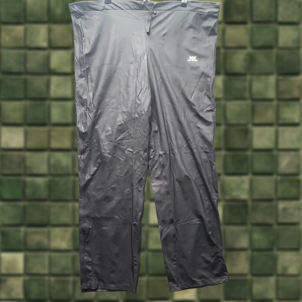 Helly Hansen Helly Hansen Rain Pants Mens L Black Waterproof Workwear Packable Performance Pants Mens Regular Inseam 32 in Size US 33 - 1 Thumbnail